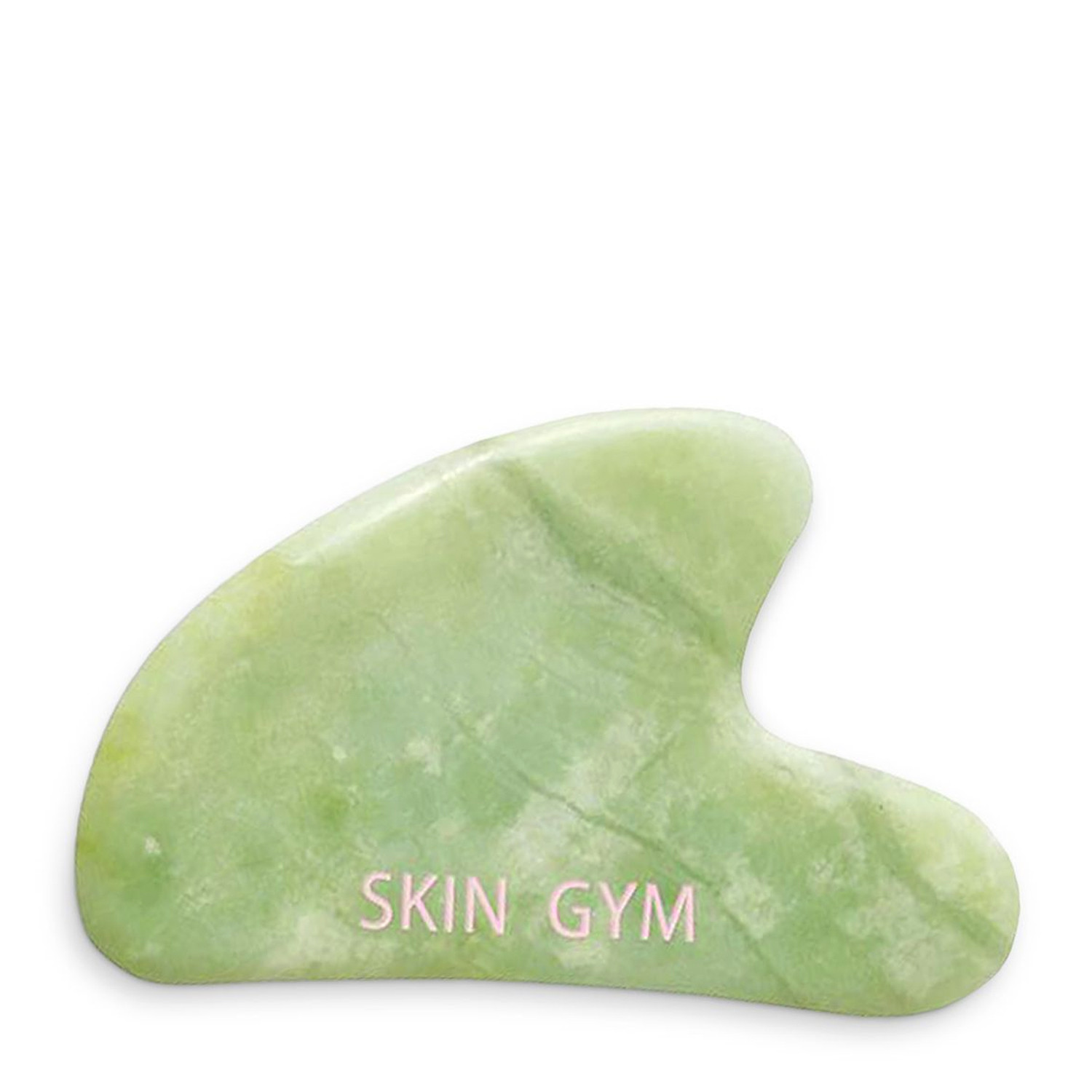 Скребок гуаша из натурального нефрита Skin Gym Jade Sculpty Heart Gua Sha
