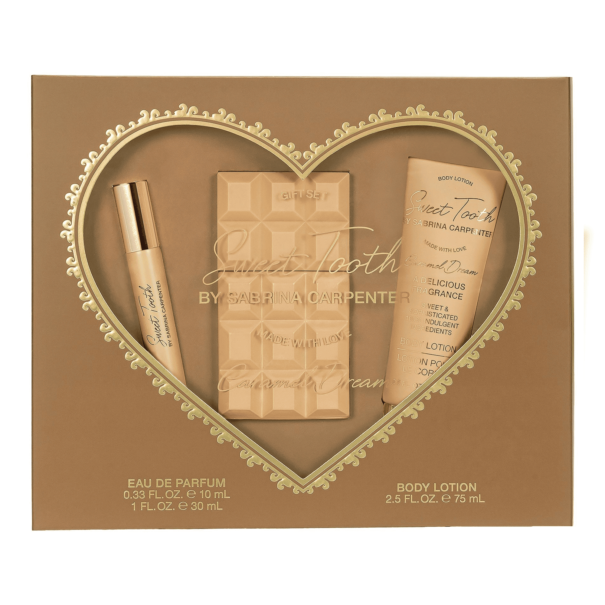 Подарунковий парфумерний набір для жінок Sabrina Carpenter Caramel Dream Gift Box