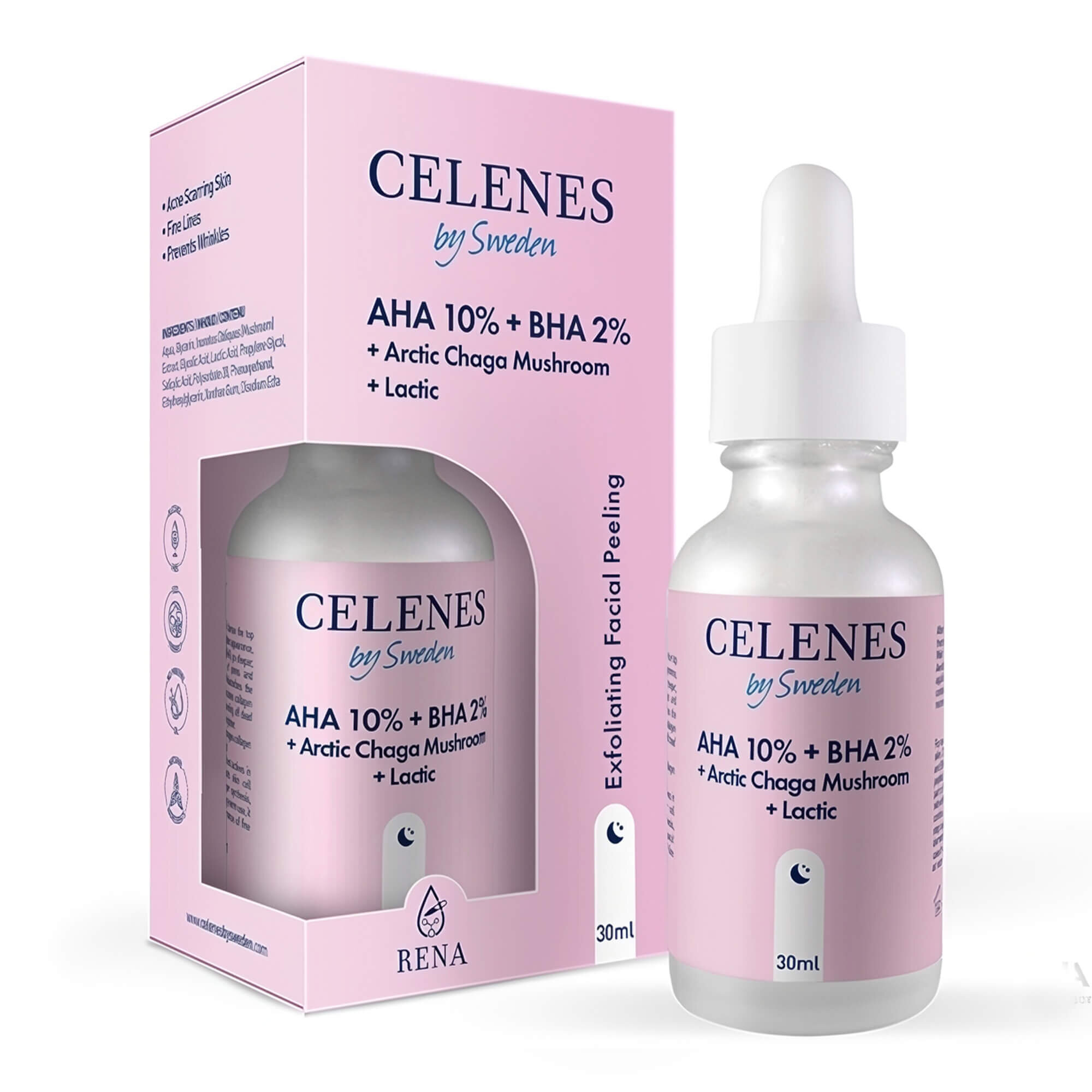 celenes aha 8 bha 2 lactic arctic chaga mushroom заказать