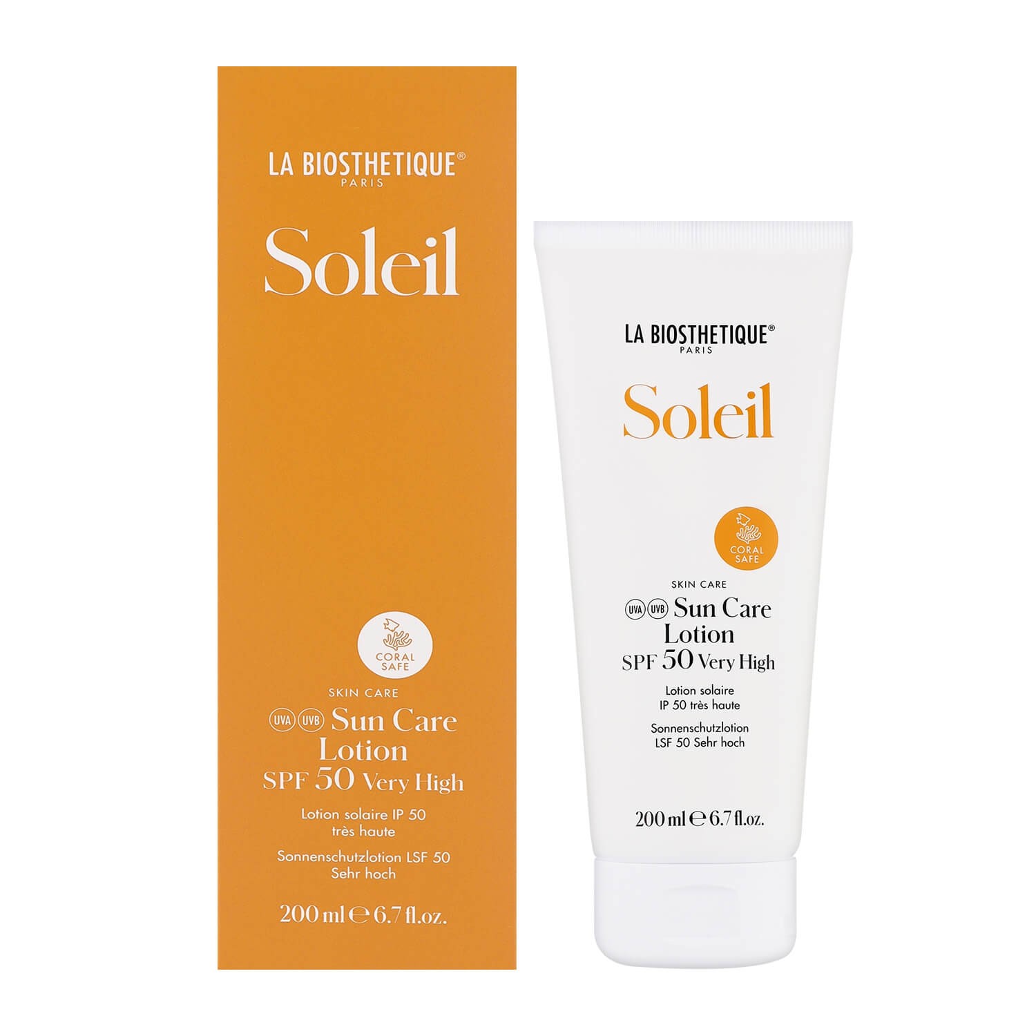 Лосьйон для тіла сонцезахисний водостійкий La Biosthetique Sun Care Body Lotion SPF 50