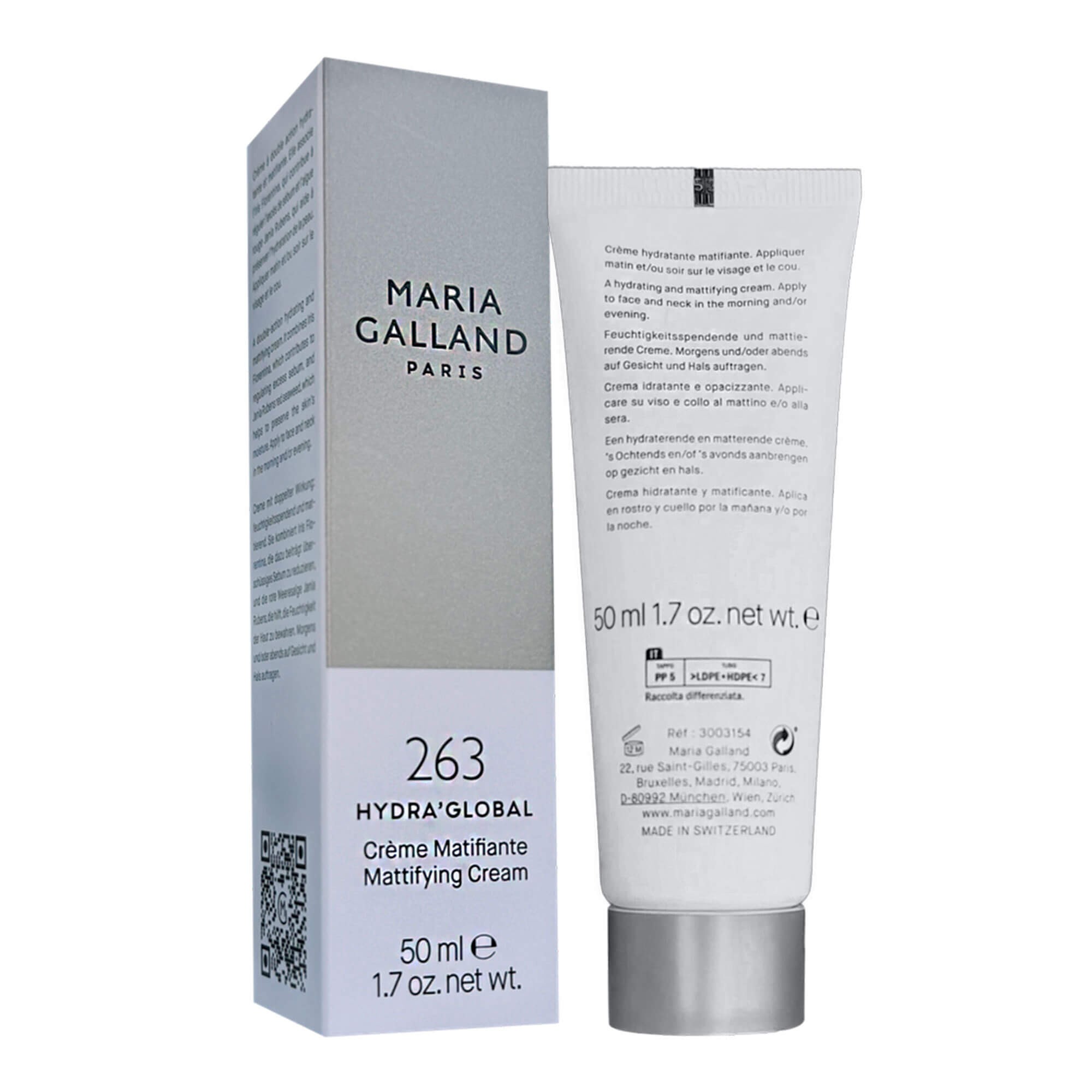 Матирующий крем для лица Maria Galland 263 Hydra’Global Mattifying Cream