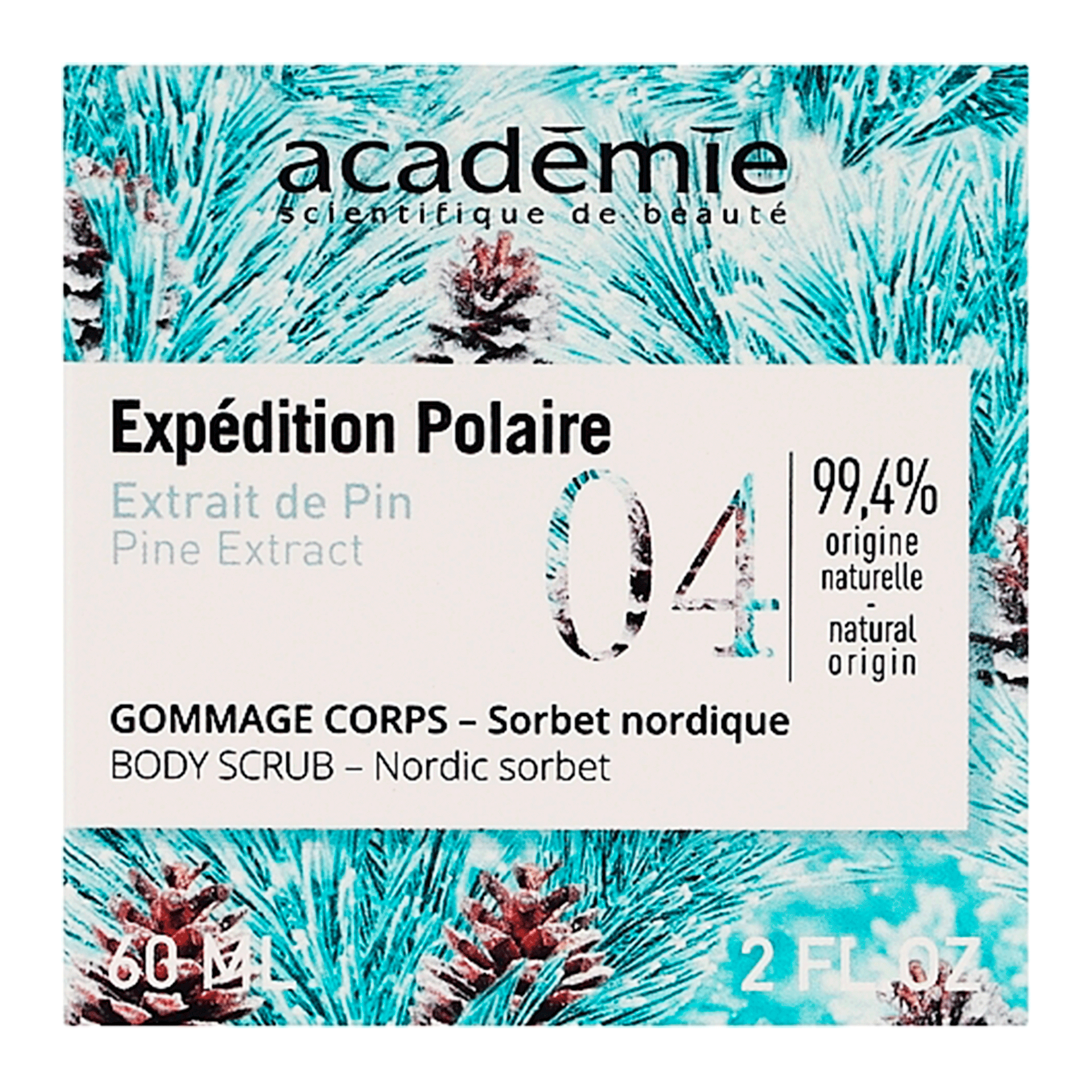 Скраб для тела Скандинавский сорбет Academie Gommage Corps Nordic Sorbet