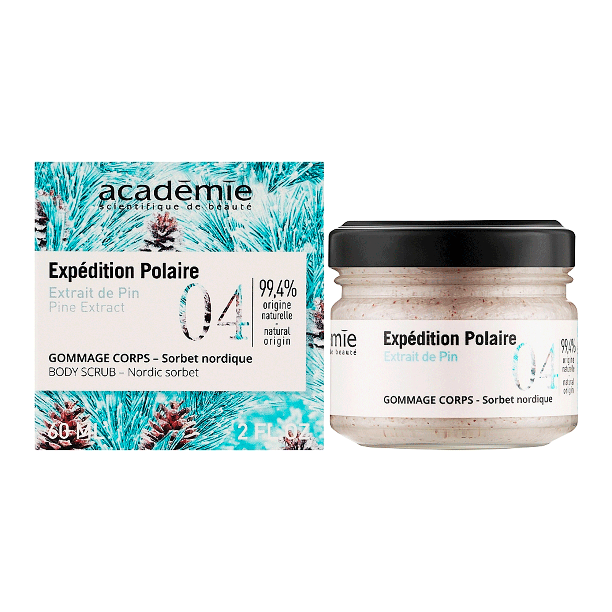 Скраб для тела Скандинавский сорбет Academie Gommage Corps Nordic Sorbet