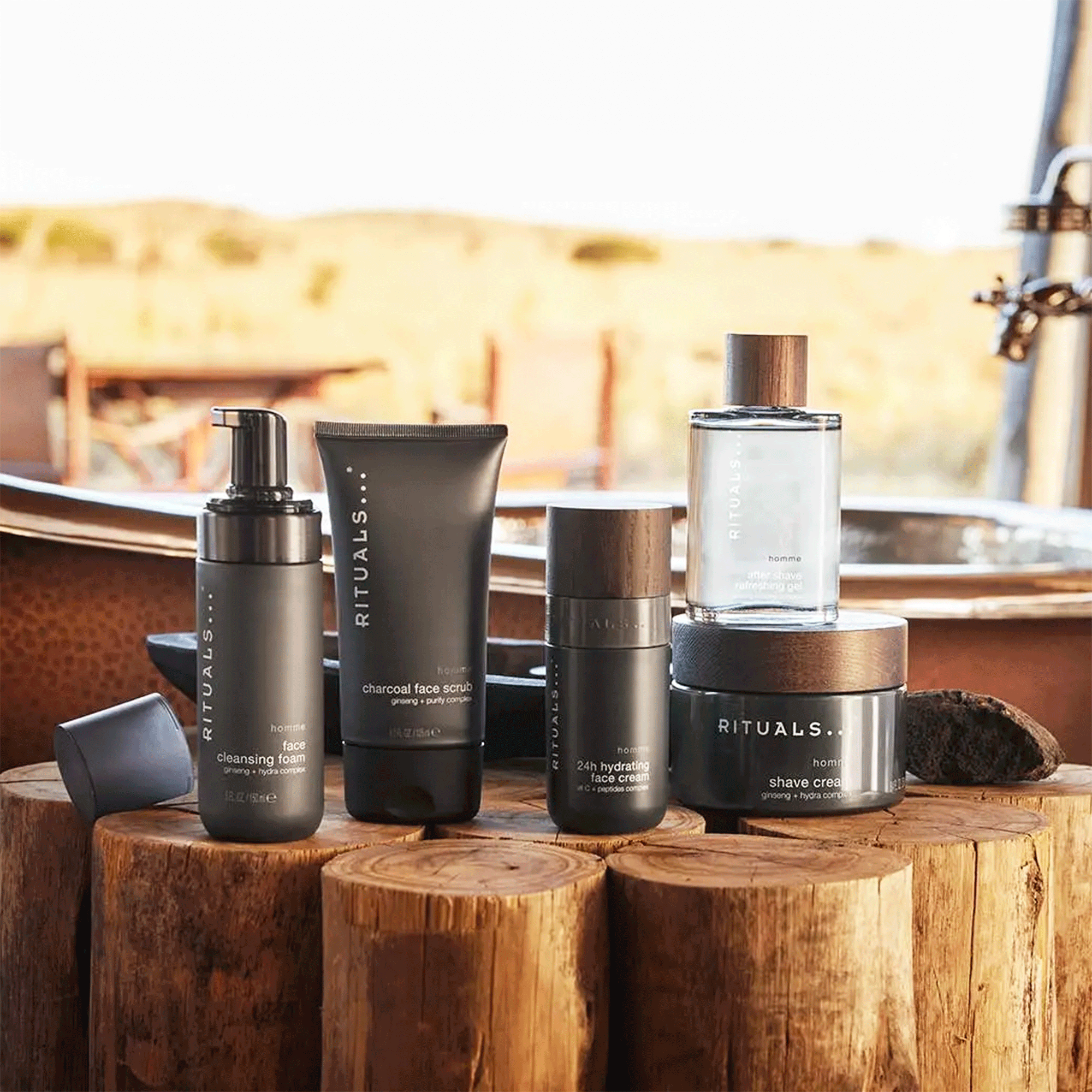 Мужской скраб для лица с древесным углем Rituals The Ritual Of Samurai Charcoal Face Scrub
