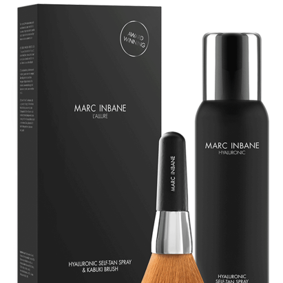 Набір Marc Inbane L'Allure Set Hyaluronic Self-Tan + Kabuki