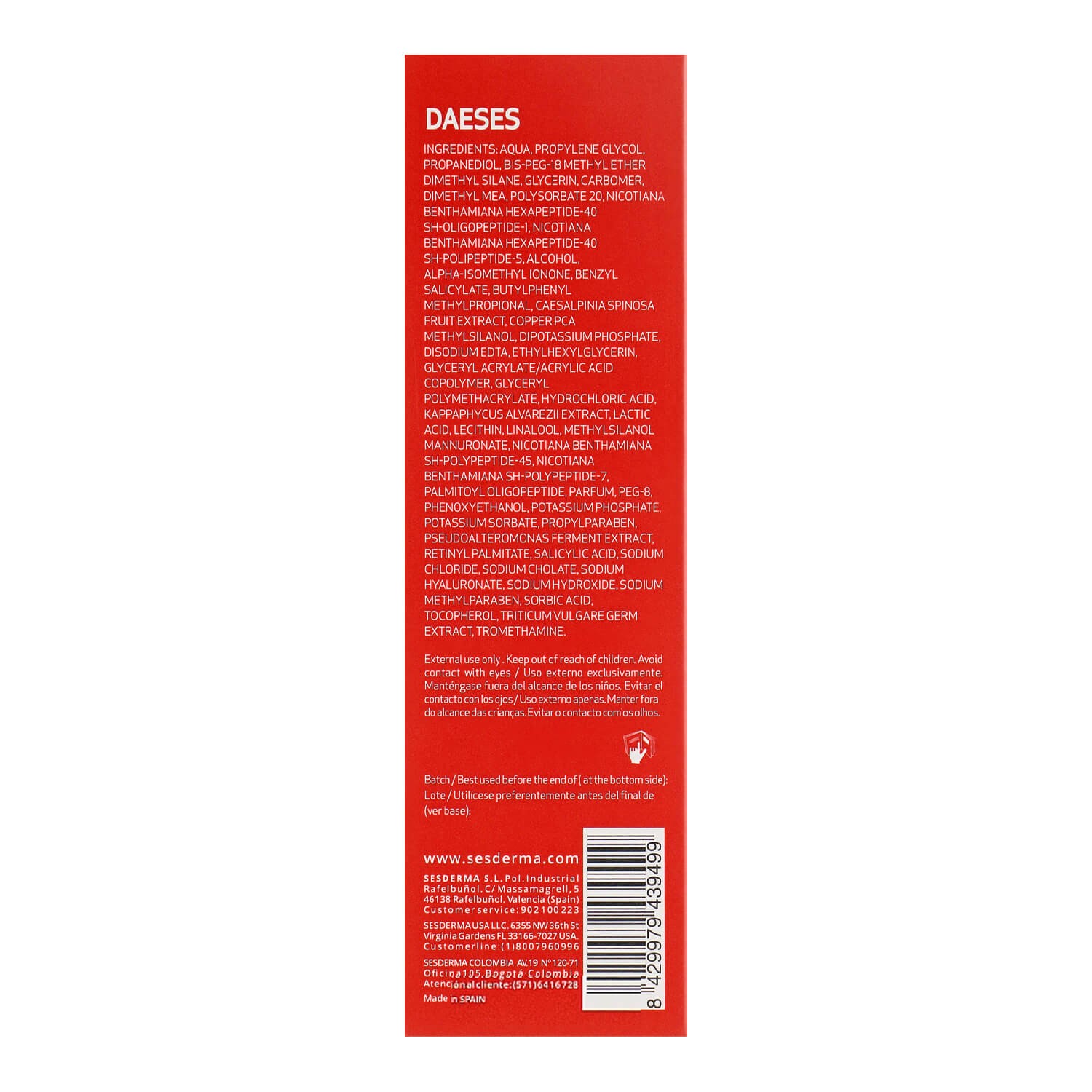 sesderma firming neck gel купить