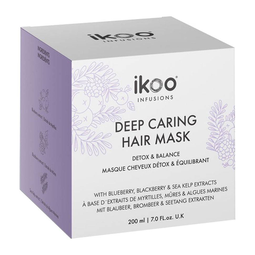 Маска-смузі для волосся Ikoo Deep Caring Hair Mask Detox and Balance