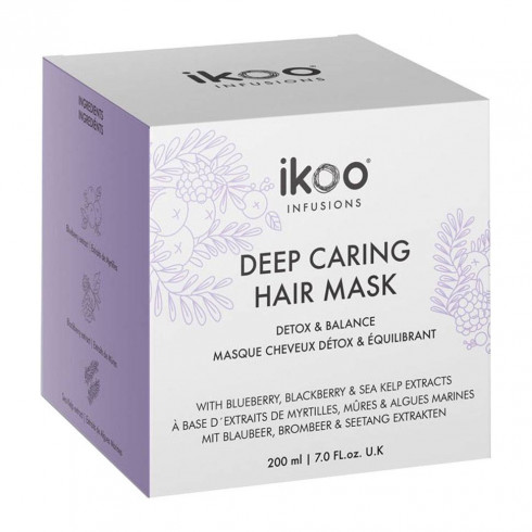 Маска-смузи для волос "Детокс и баланс" Ikoo Deep Caring Hair Mask Detox and Balance