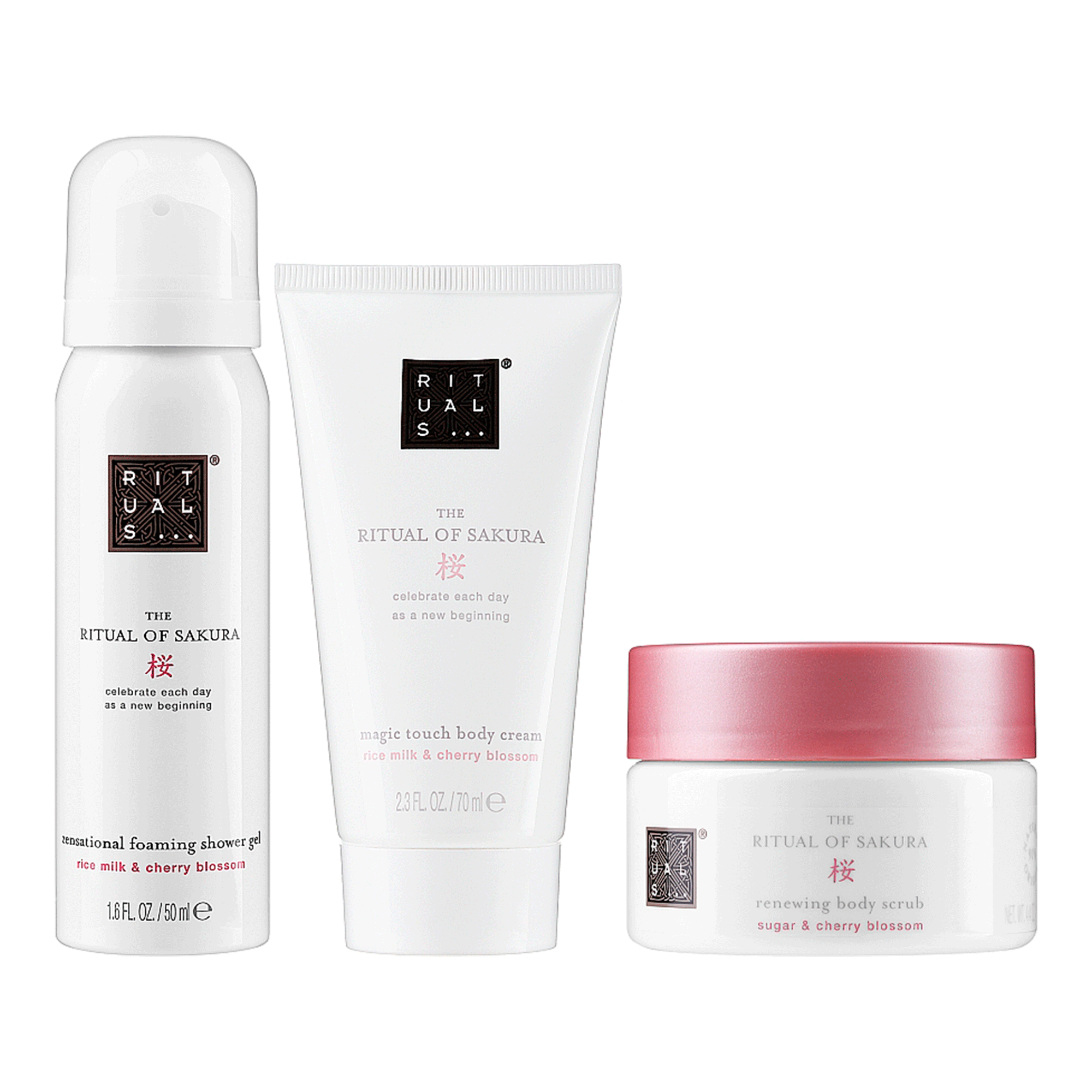 Подарочный набор Rituals The Ritual of Sakura Try Me Set