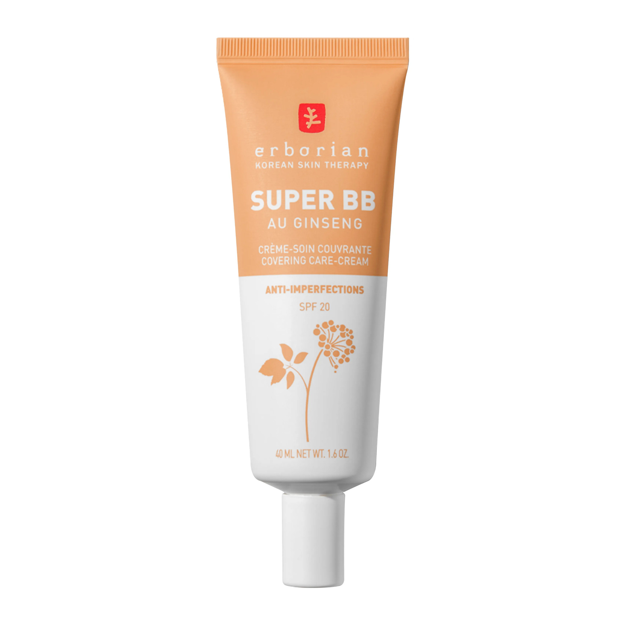 Тонуючий BB крем для обличчя Erborian Super ВВ Cream Dore