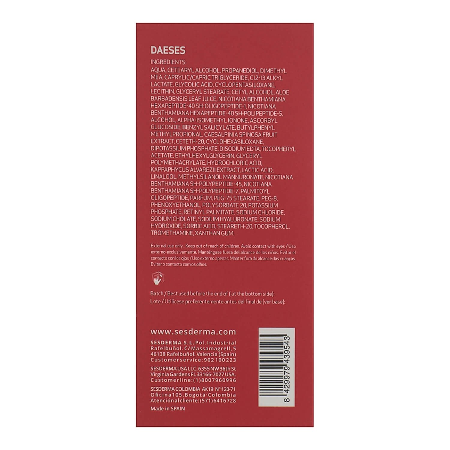 Sesderma Daeses Firming Body Milk Киев
