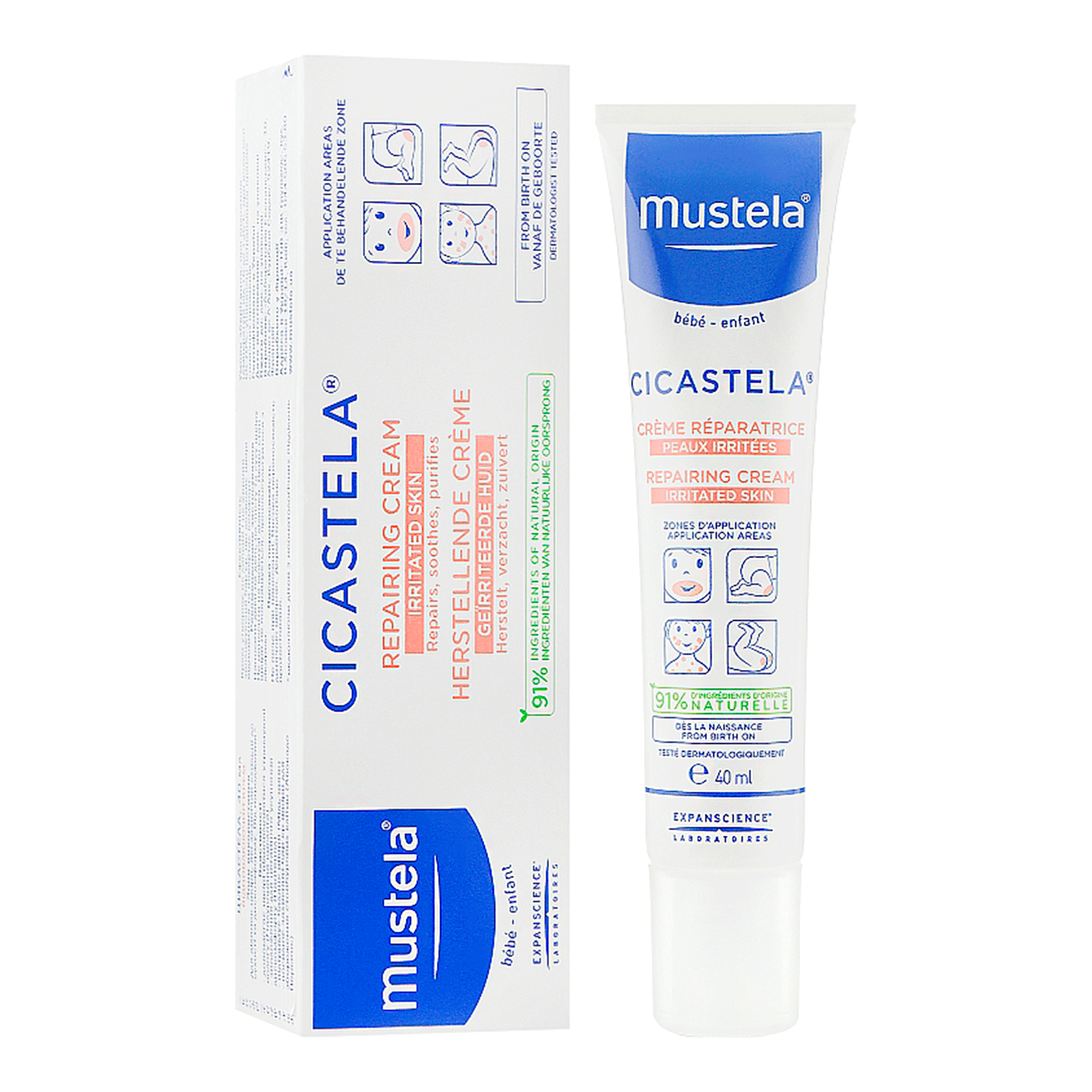 Mustela Восстанавливающий крем для раздраженной кожи