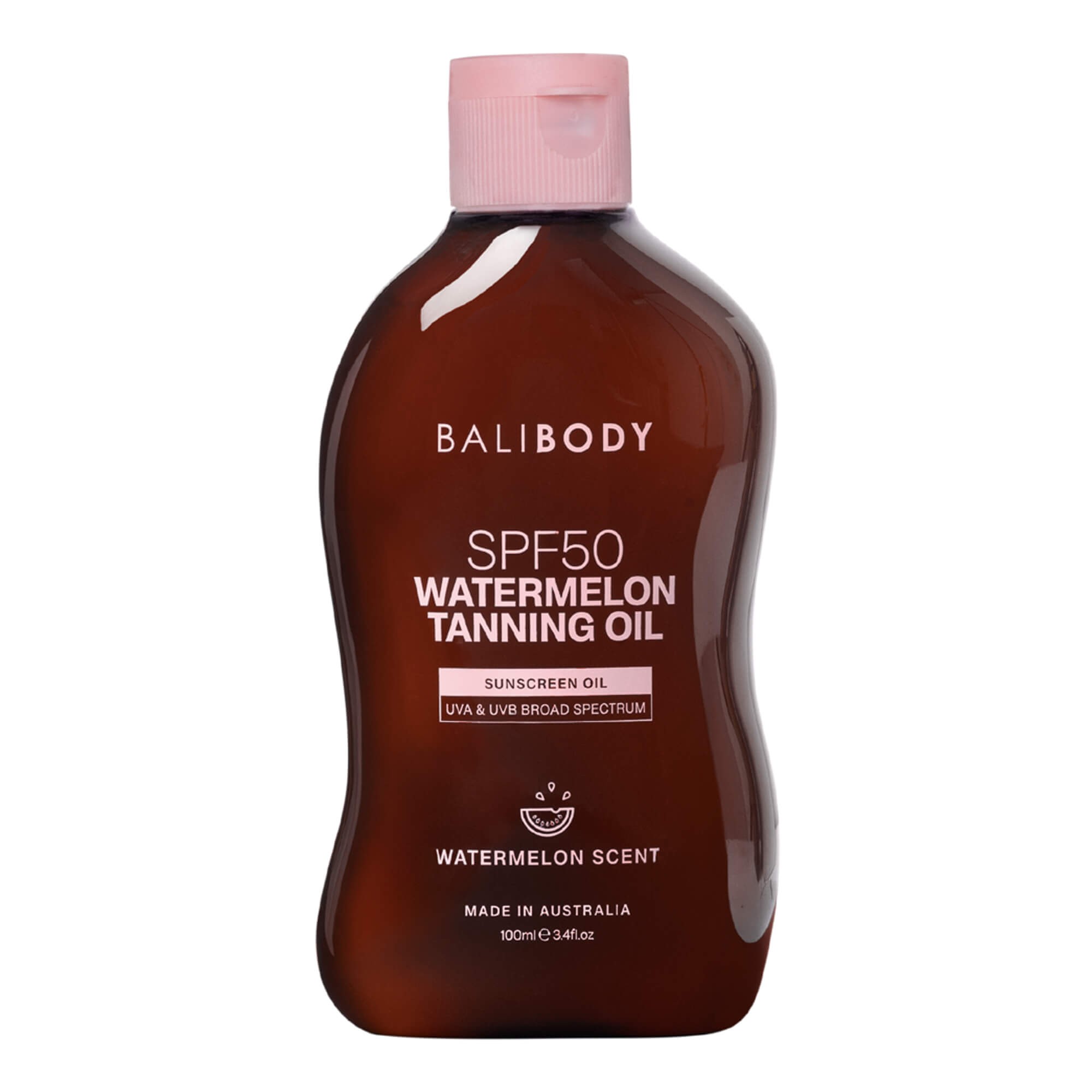 Масло для загара с семенами арбуза SPF50 Bali Body Watermelon Sunscreen Oil SPF50