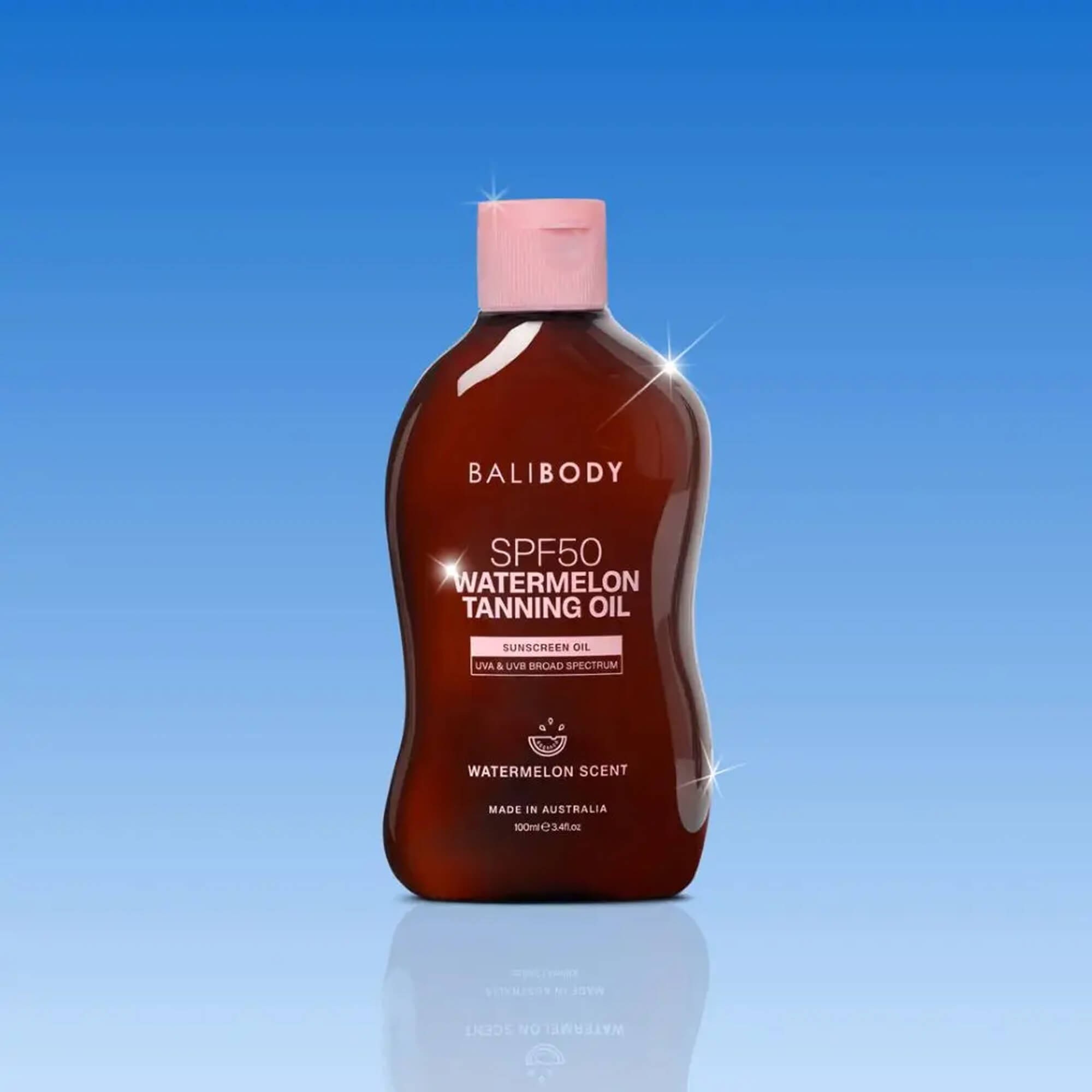 Масло для загара с семенами арбуза SPF50 Bali Body Watermelon Sunscreen Oil SPF50