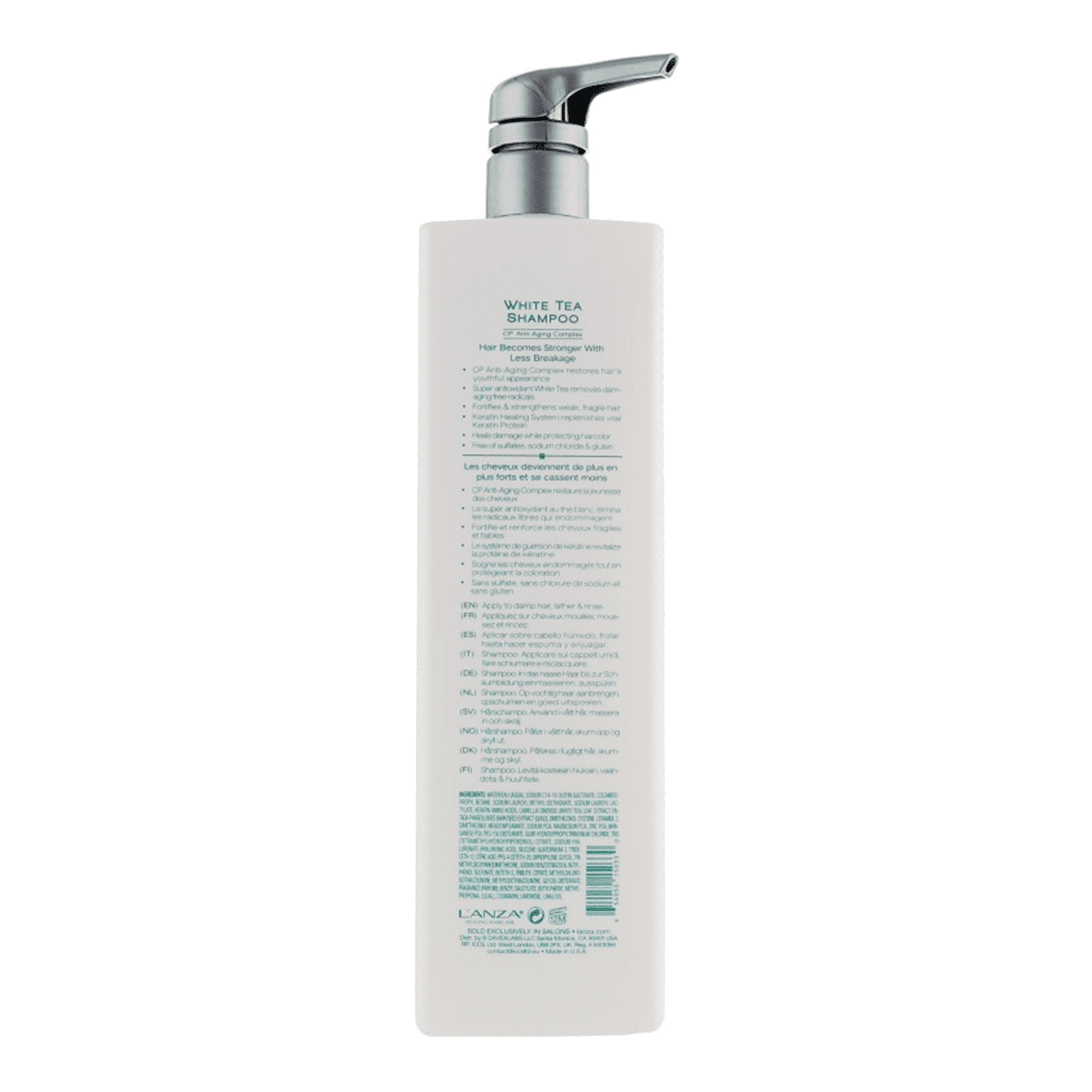 Укрепляющий шампунь с белым чаем L’anza Healing Strength White Tea Shampoo