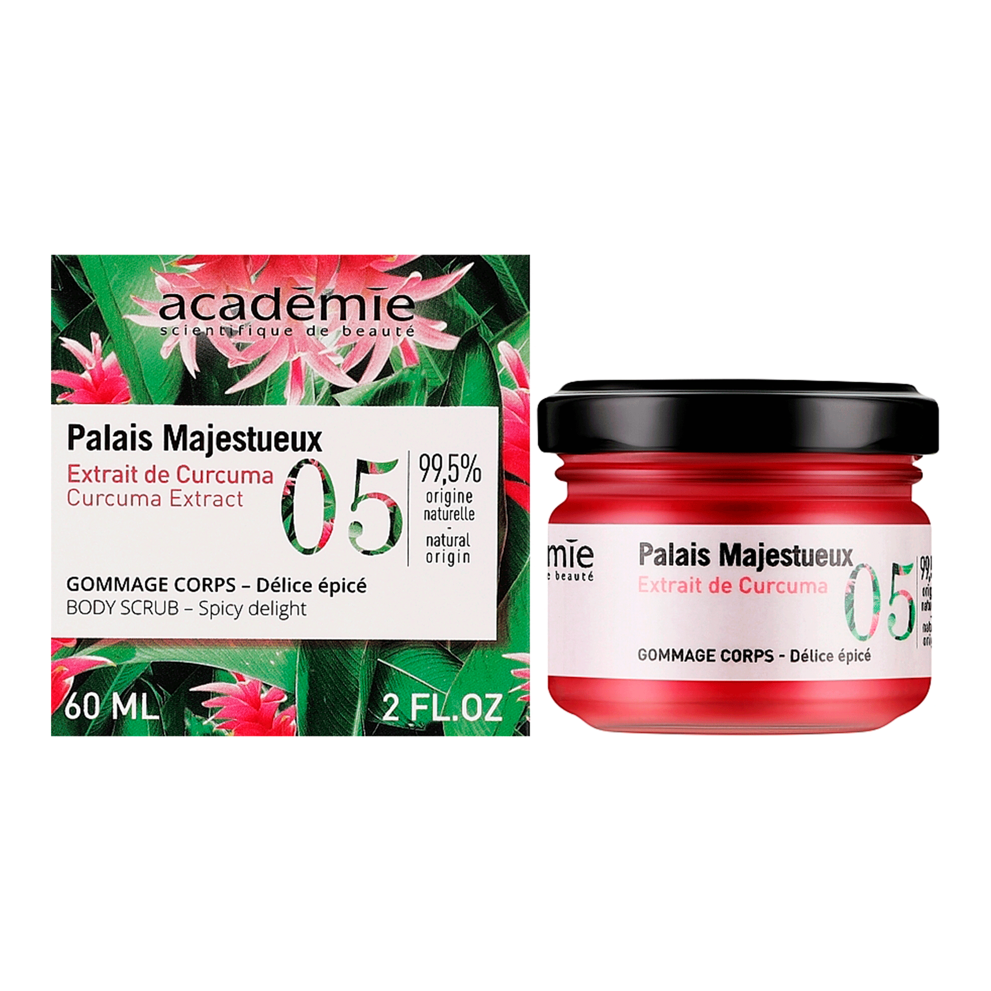 Скраб для тела с куркумой Academie Body Scrub Spicy Deligh