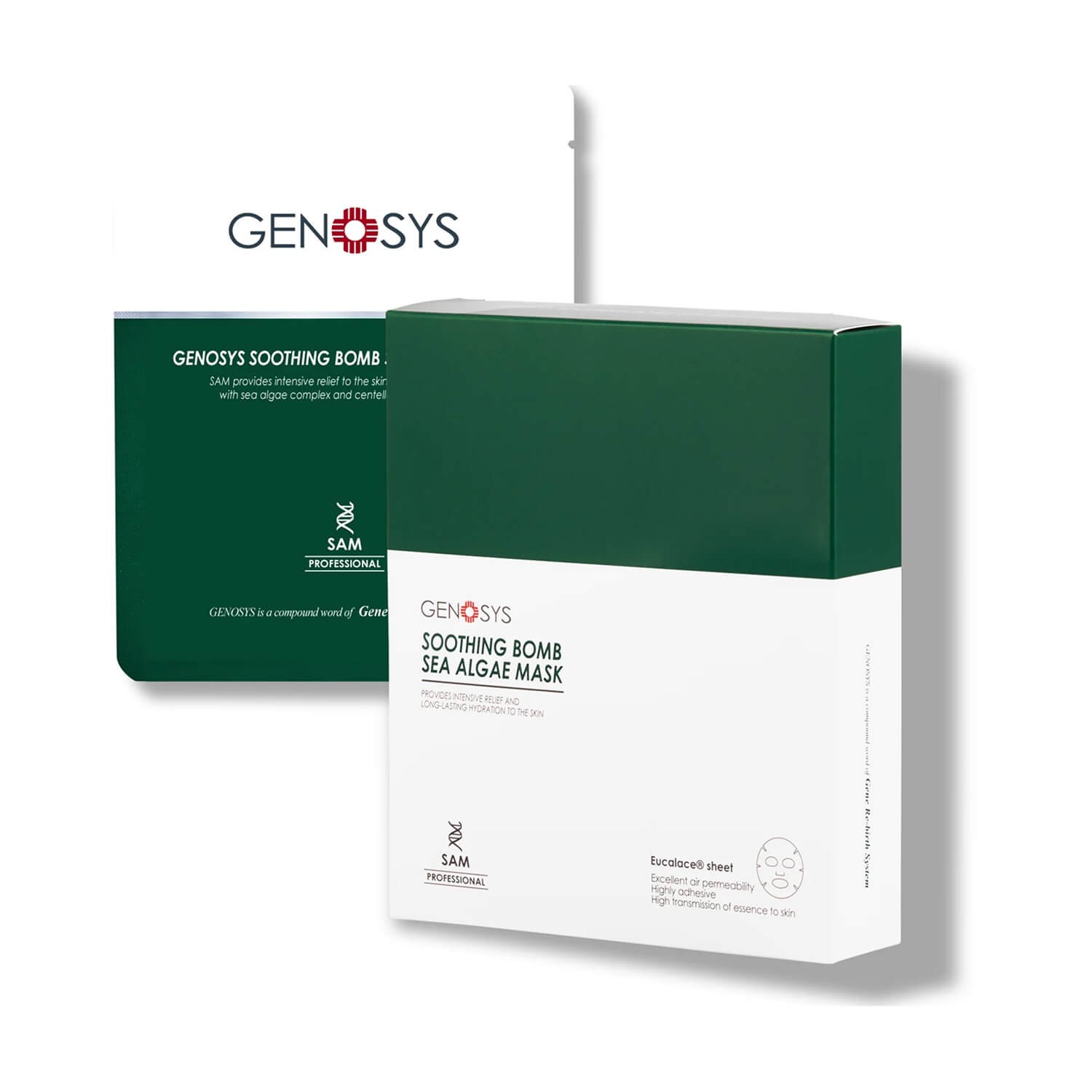 Маска с морскими водорослями Genosys Soothing Bomb Sea Algae Mask