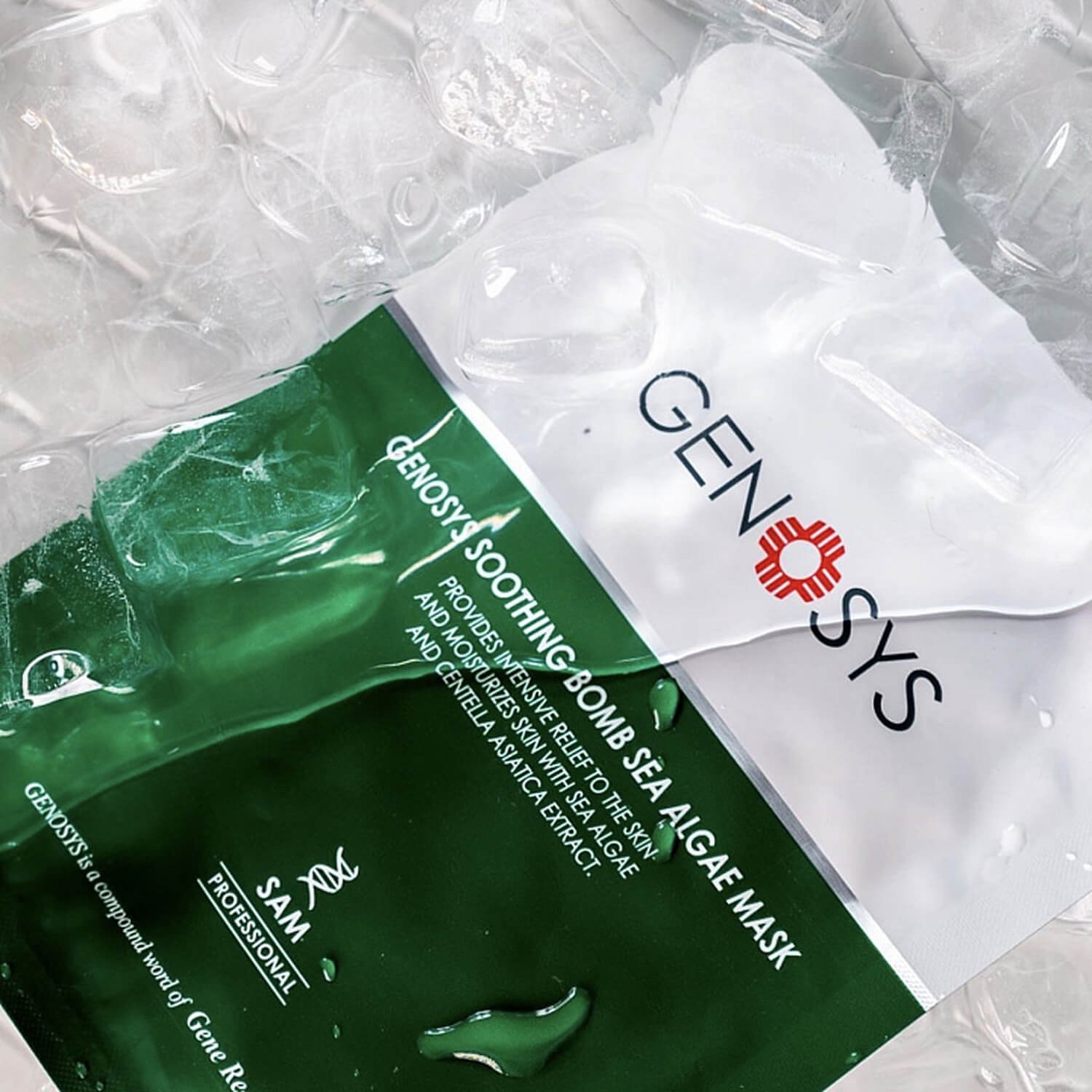 Маска с морскими водорослями Genosys Soothing Bomb Sea Algae Mask