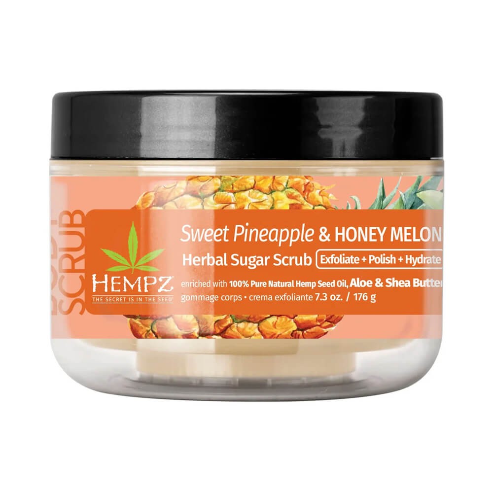 Hempz Sweet Pineapple & Honey Melon Herbal Sugar Scrub - Скраб цукровий "Солодкий ананас та медова диня"