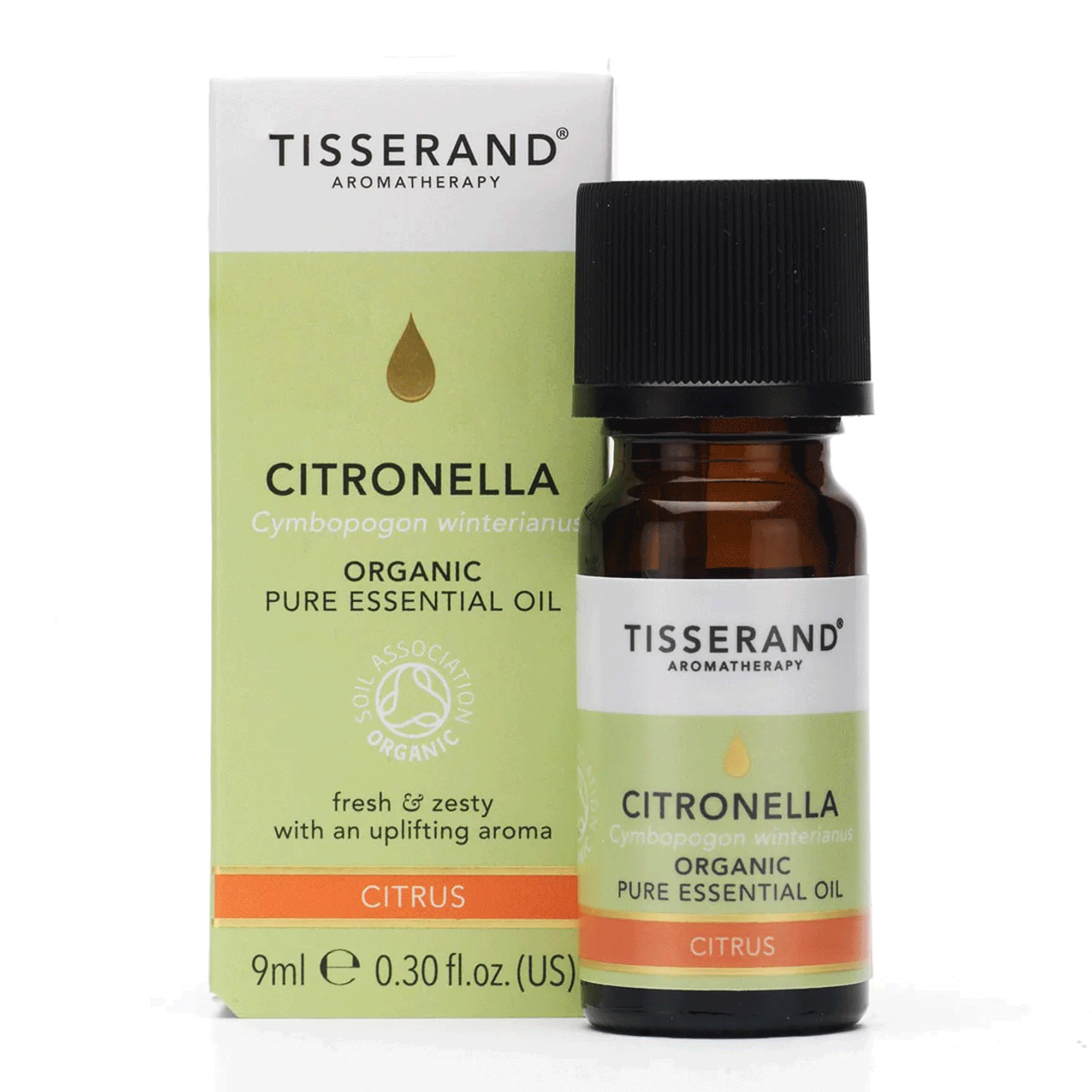 Органическое эфирное масло цитронеллы Tisserand Citronella Organic Essential Oil