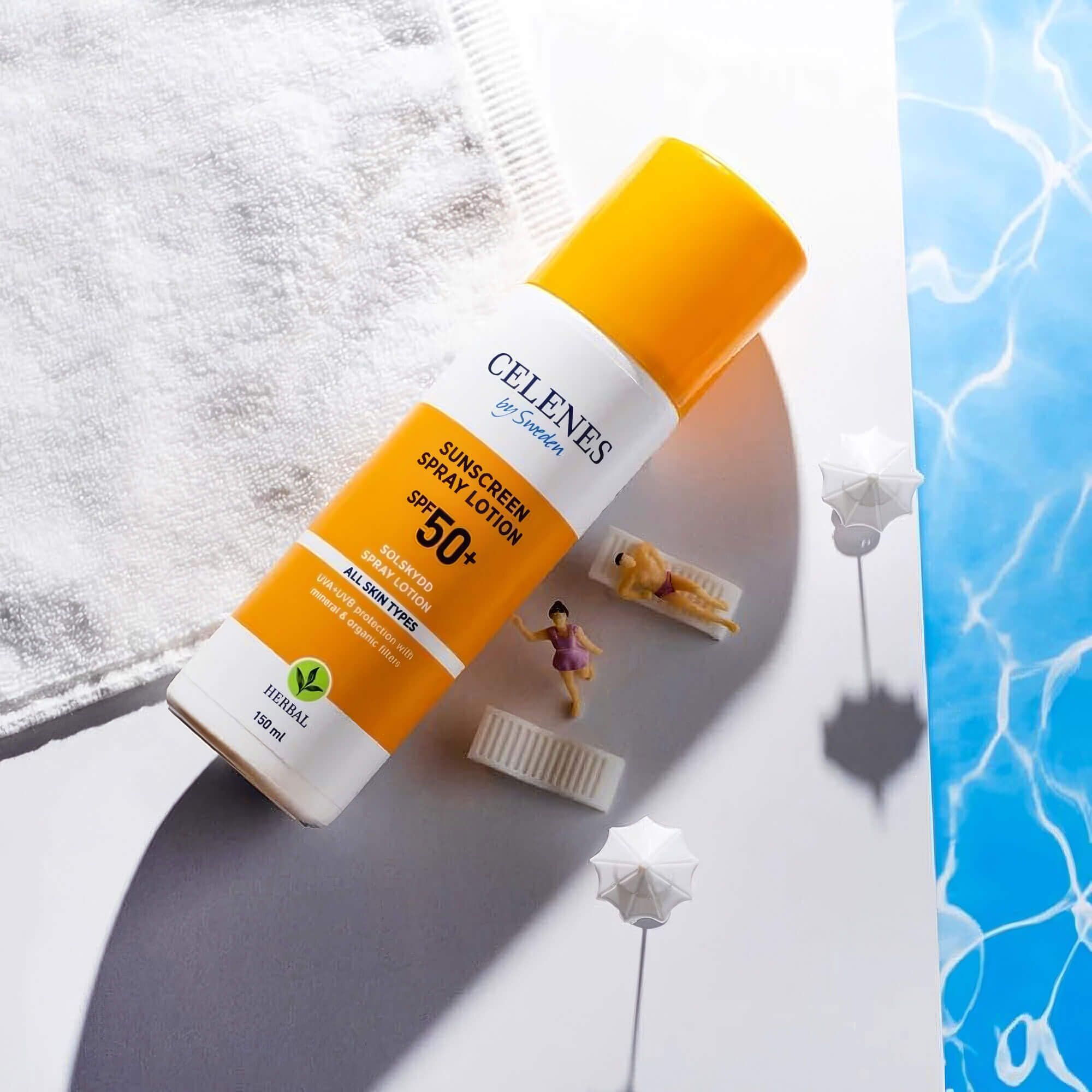 Сонцезахисний спрей-лосьйон SPF 50+ Celenes Sunscreen Spray Lotion SPF 50+