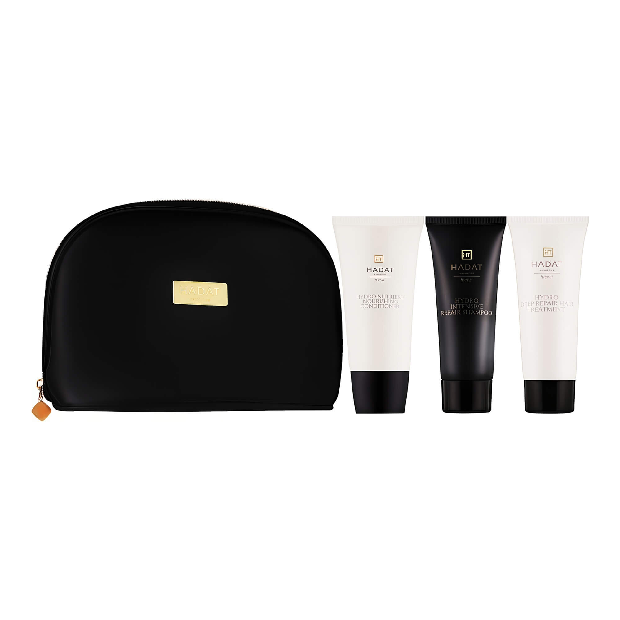 Набор с косметичкой восстанавливающий Hadat Hydro Repair Hair Set