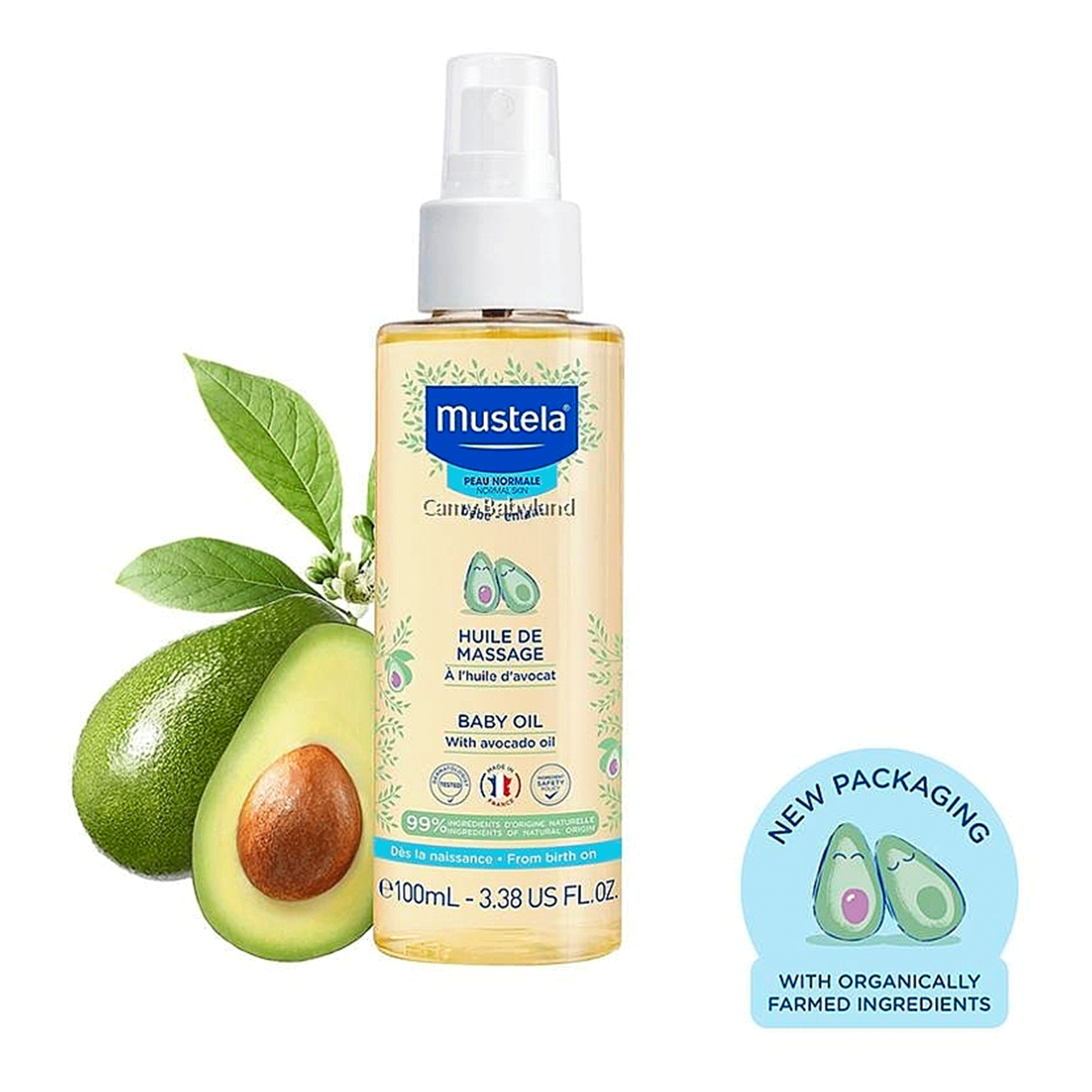 Массажное масло для тела Mustela Aceite De Masaje