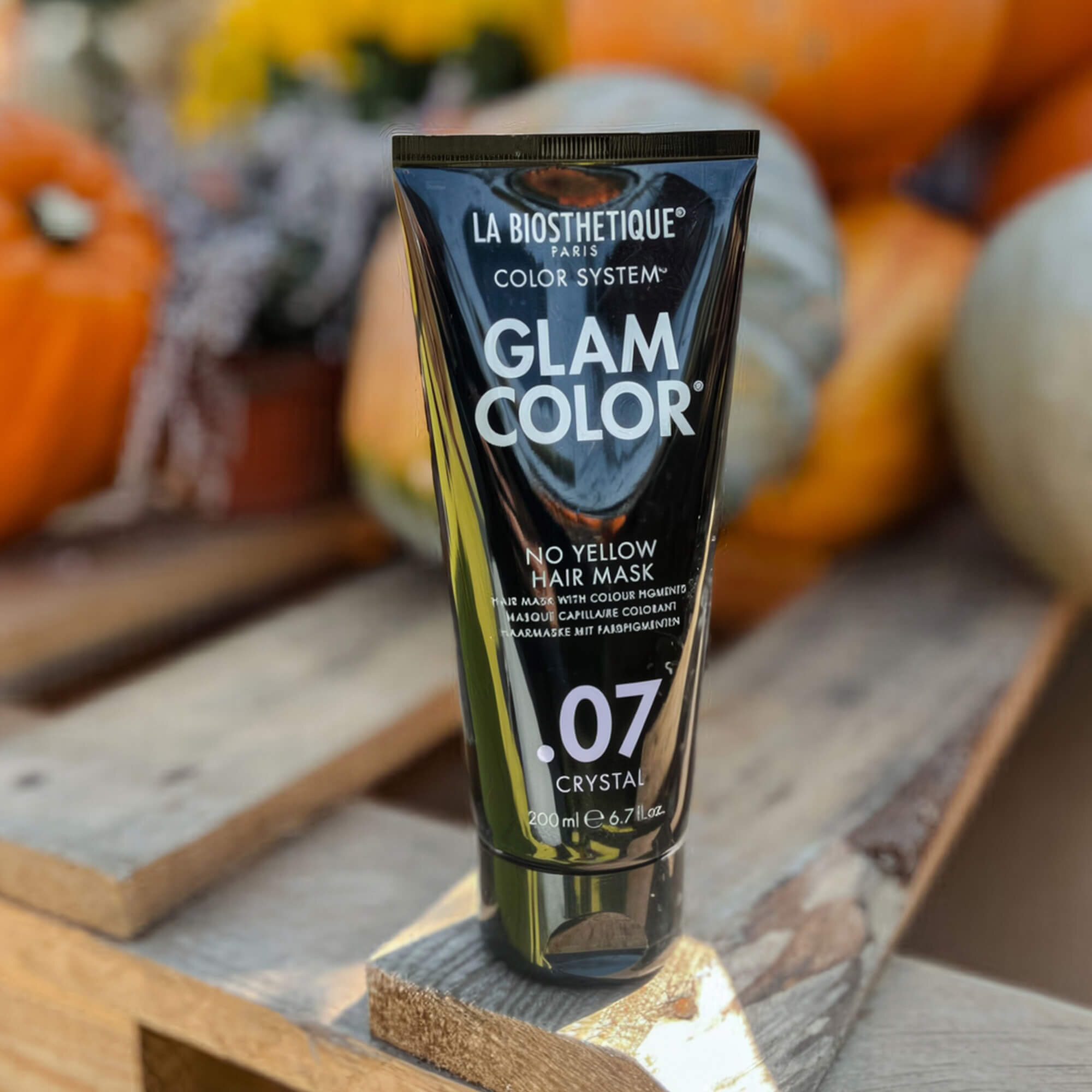 Тонуюча маска крижаний кристал La Biosthetique Glam Color Icy Crystal.07.LV Mask