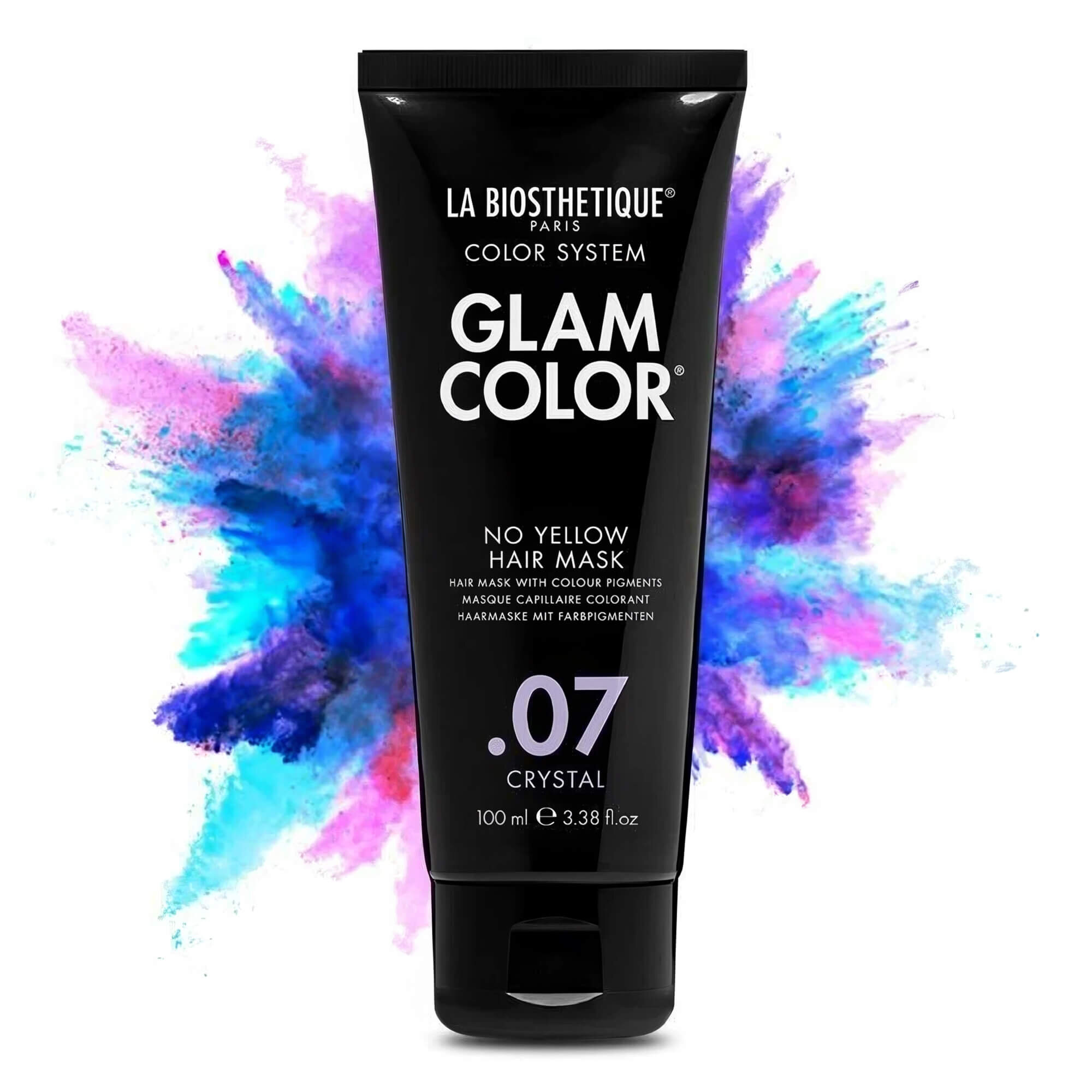 Тонуюча маска крижаний кристал La Biosthetique Glam Color Icy Crystal.07.LV Mask