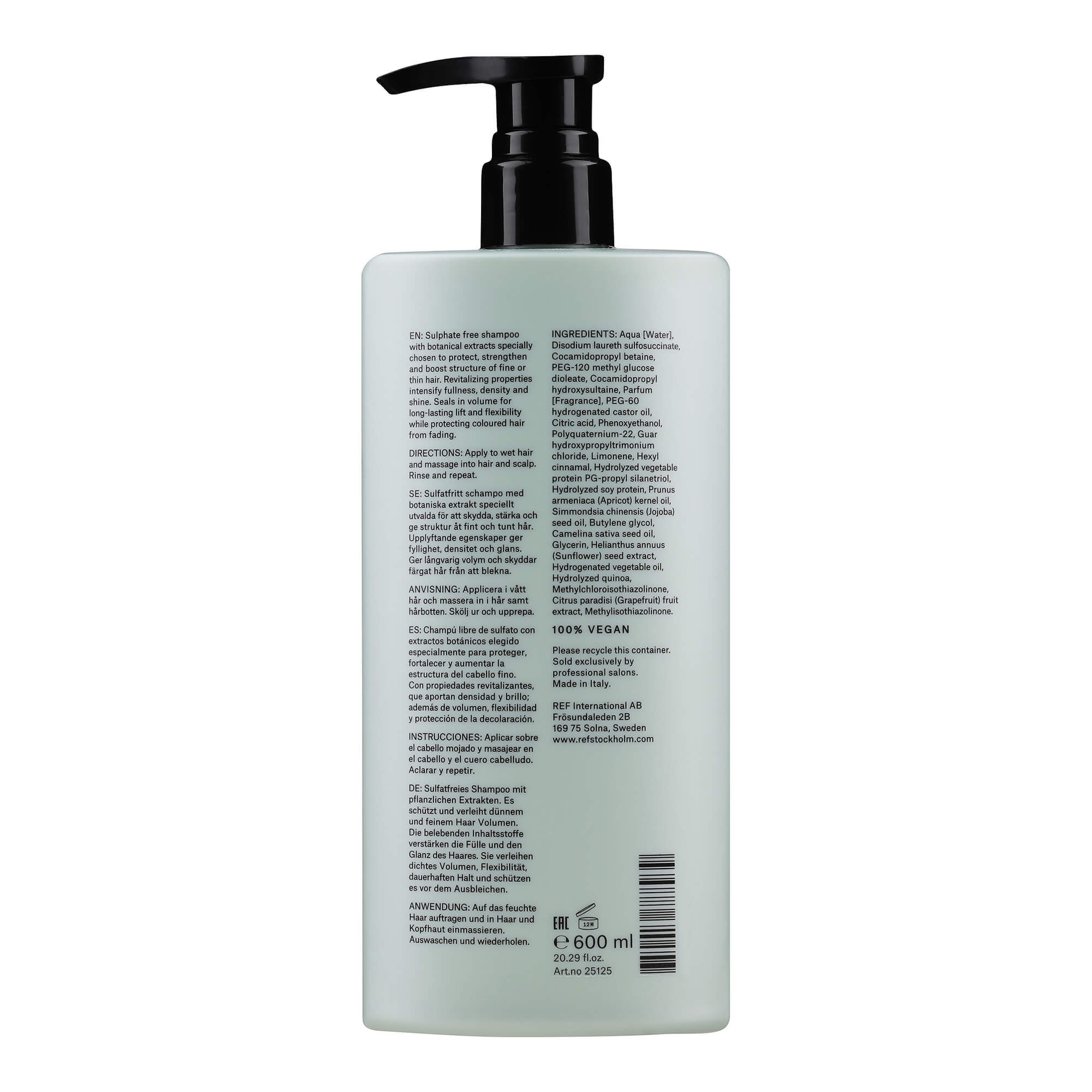ref volume shampoo
