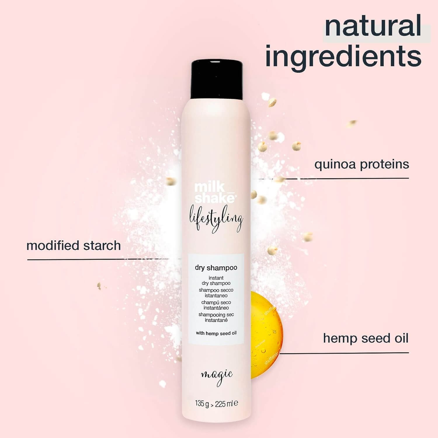 Сухой шампунь  Milk Shake Lifestyling Dry Shampoo
