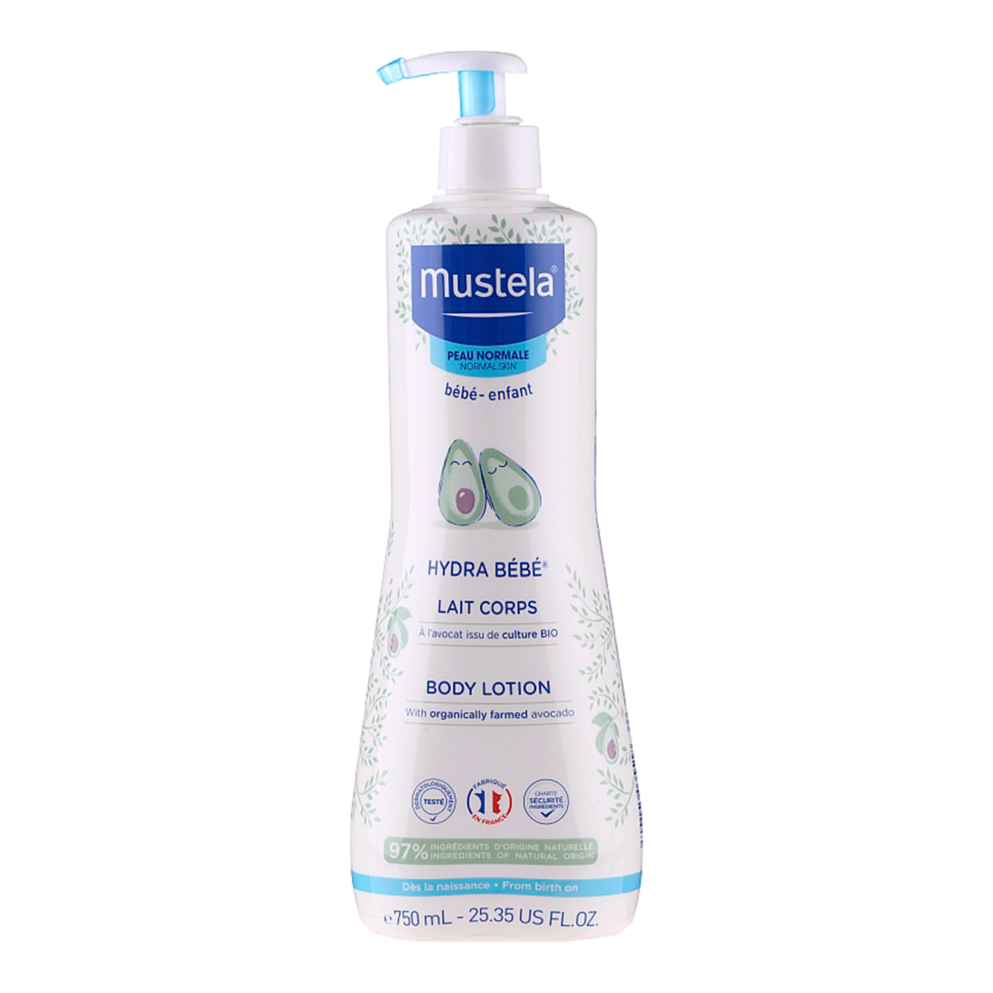 Лосьон для тела Mustela Hydra Bebe Baby body Lotion