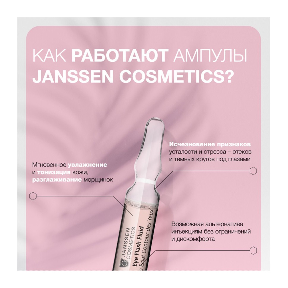 Восстанавливающая сыворотка для контура глаз Janssen Cosmetics Eye Flash Fluid