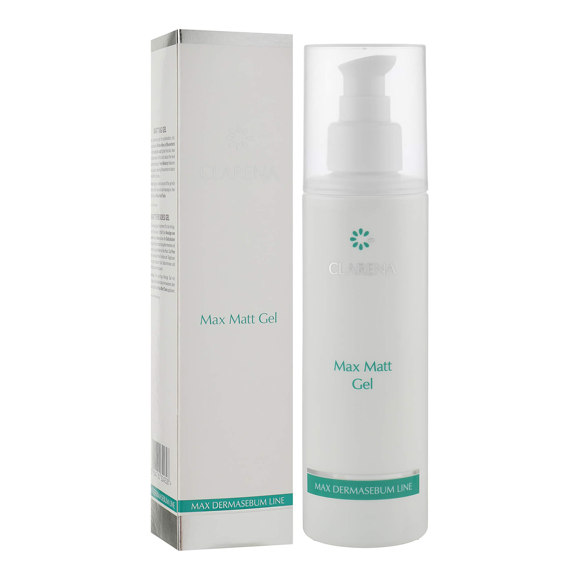 Очищающий гель Clarena Bio Dermasebum Line Max Matt Gel