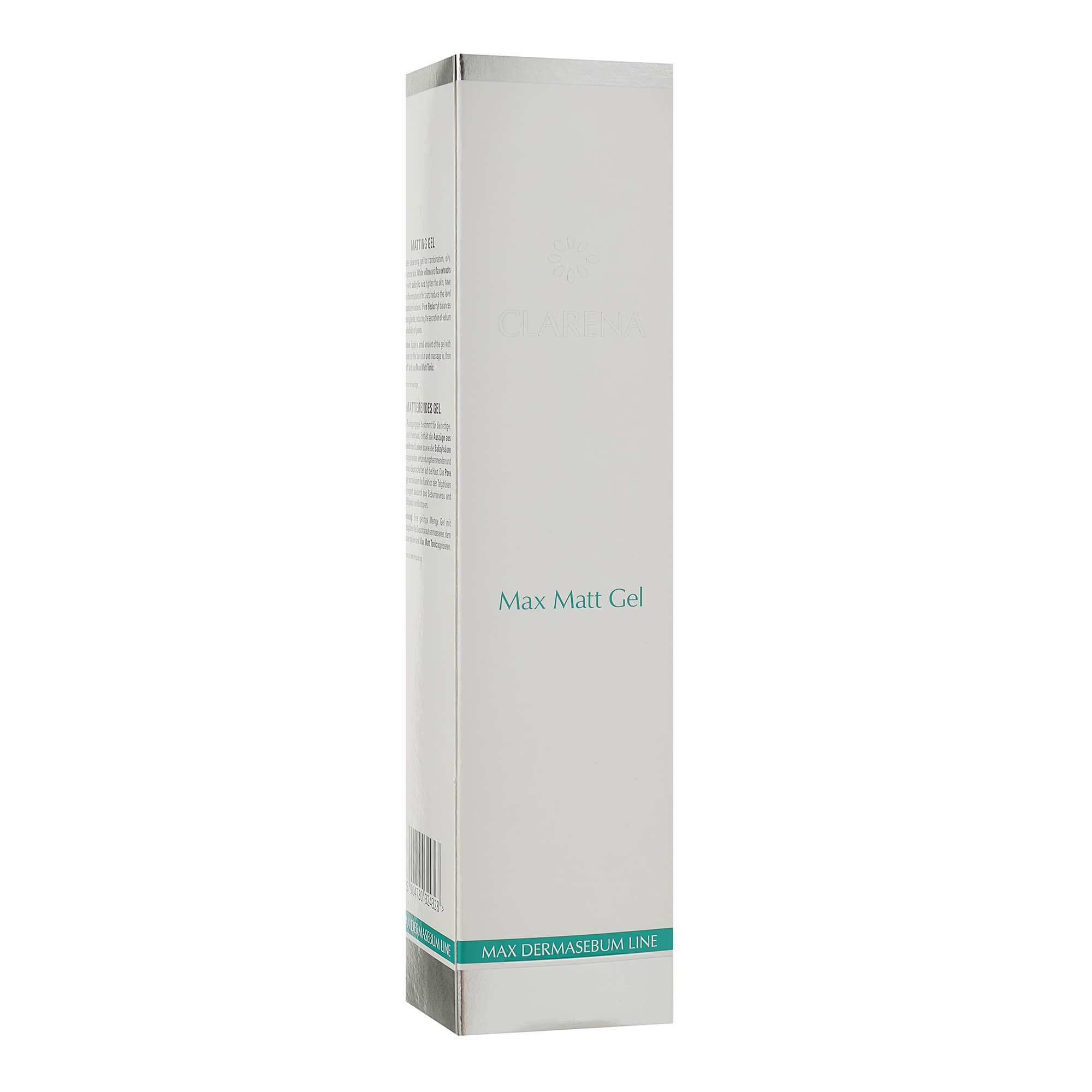 Очищающий гель Clarena Bio Dermasebum Line Max Matt Gel
