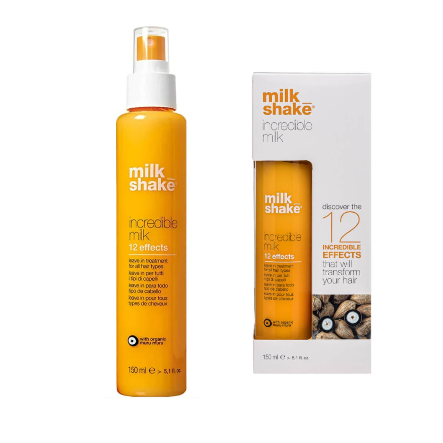 Молочко для стайлинга волос с 12 активными эффектами Milk Shake Incredible Milk 