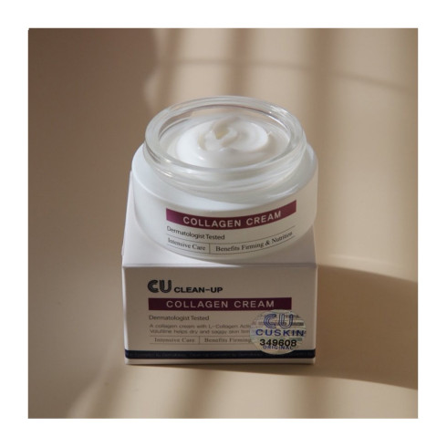 Крем с коллагеном против морщин CU Skin Clean-Up Collagen Cream