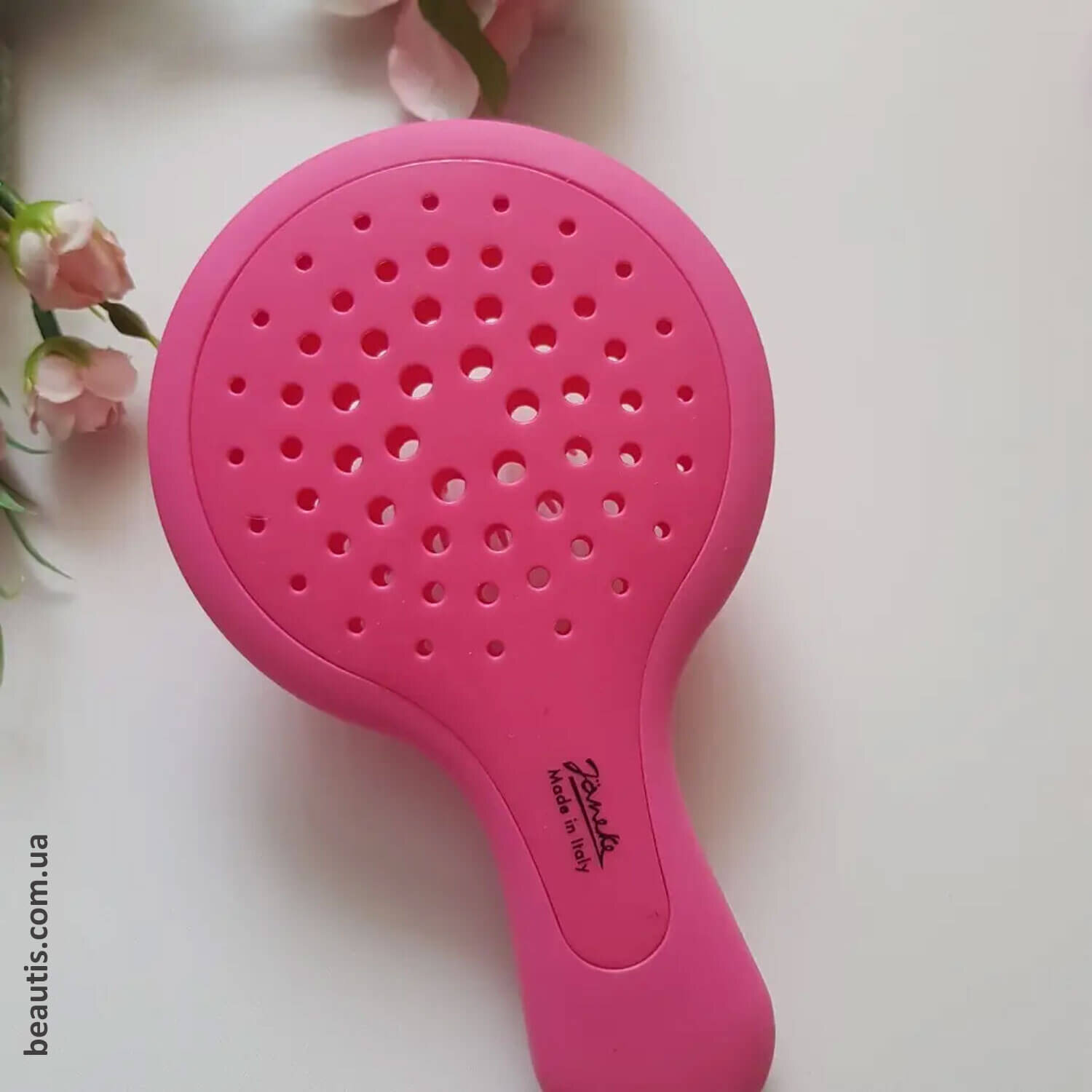 Міні гребінець рожевий Janeke MINI Superbrush Pink