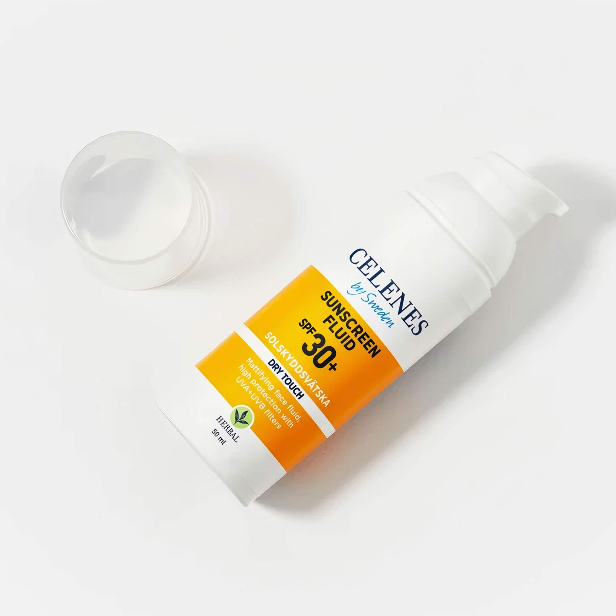 Сонцезахисний флюїд Celenes Sunscreen Dry Touch Fluid SPF 30+
