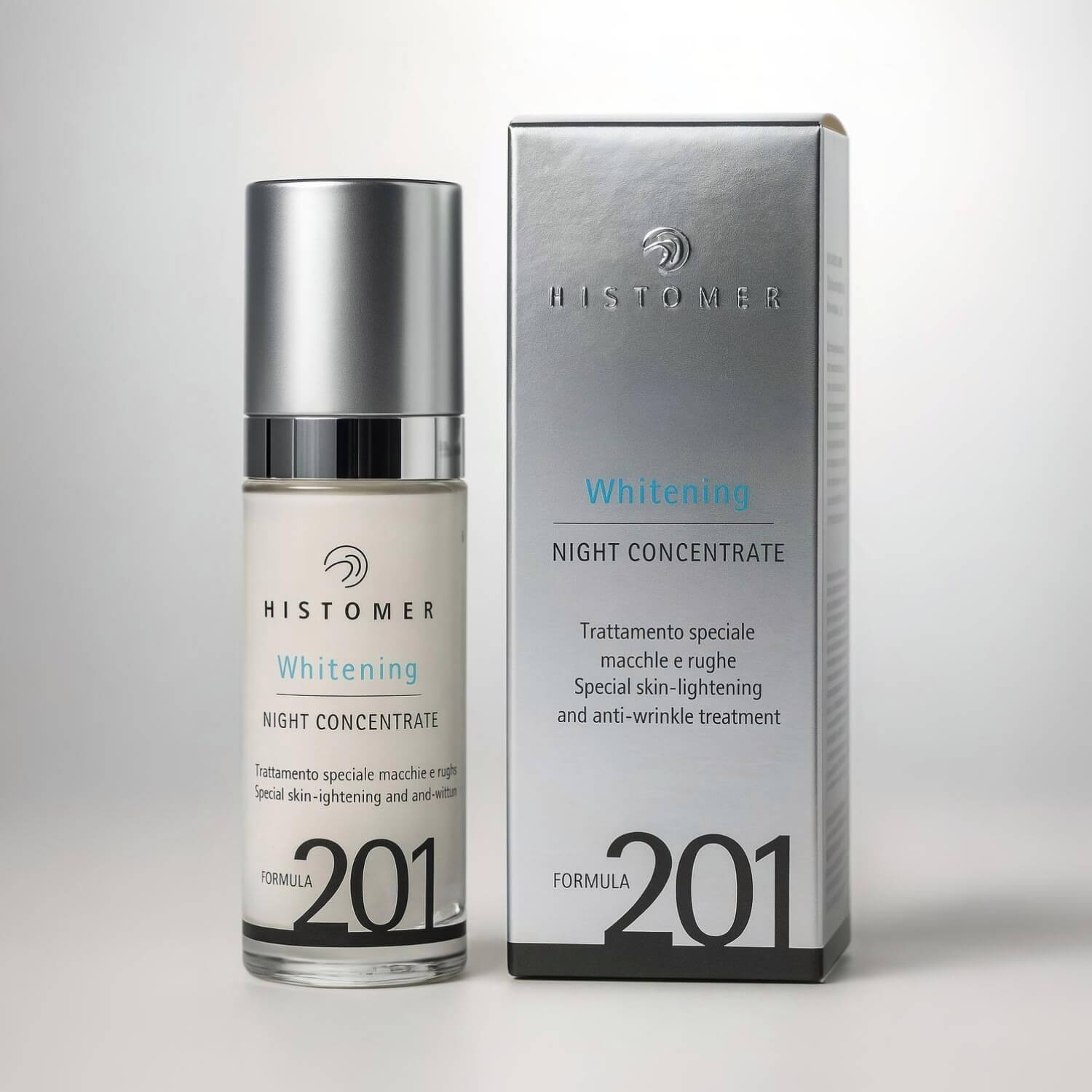 Сыворотка ночная для выравнивания тона кожи Histomer Formula 201 Whitening Night Concentrate