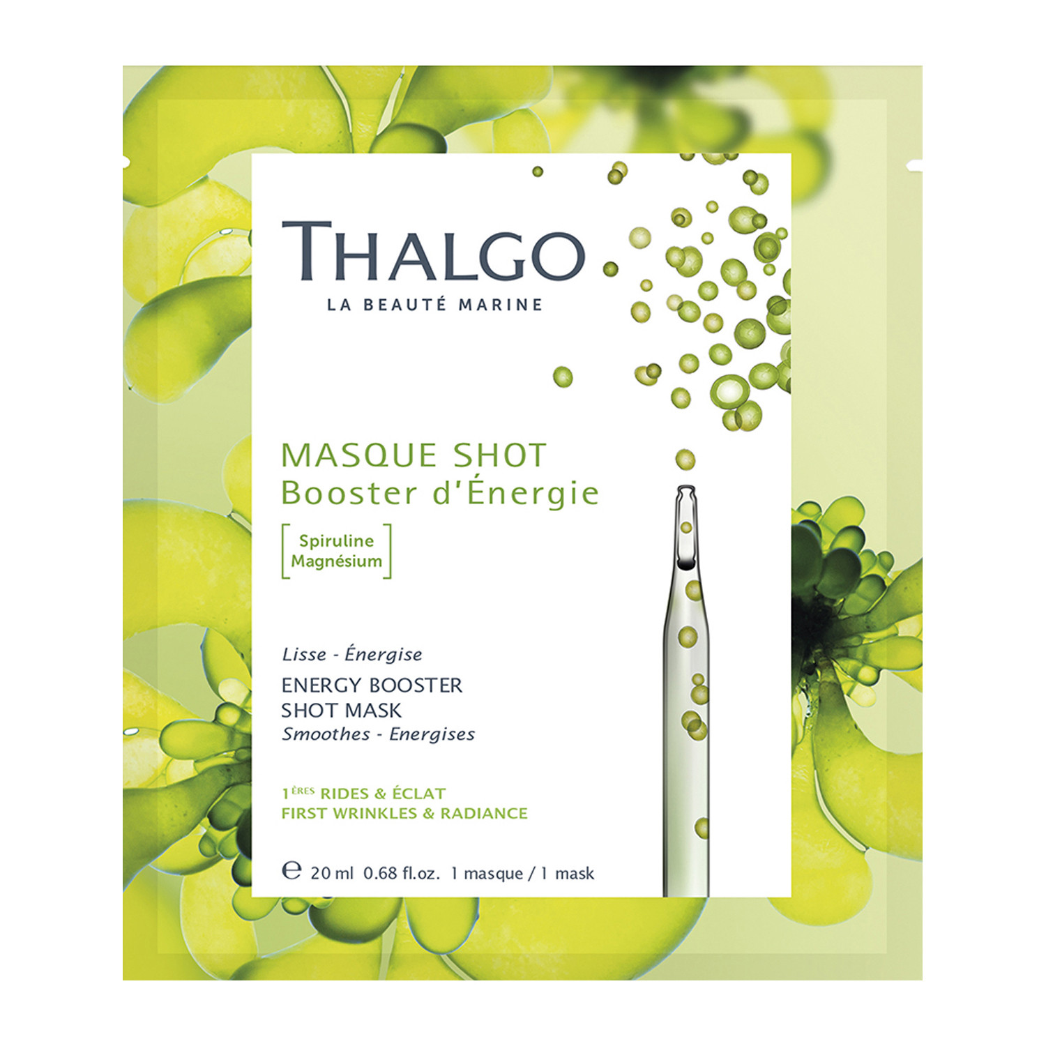Відгуки про Thalgo Energy Booster Shot Mask Энергетическая экспресс-маска со спирулиной