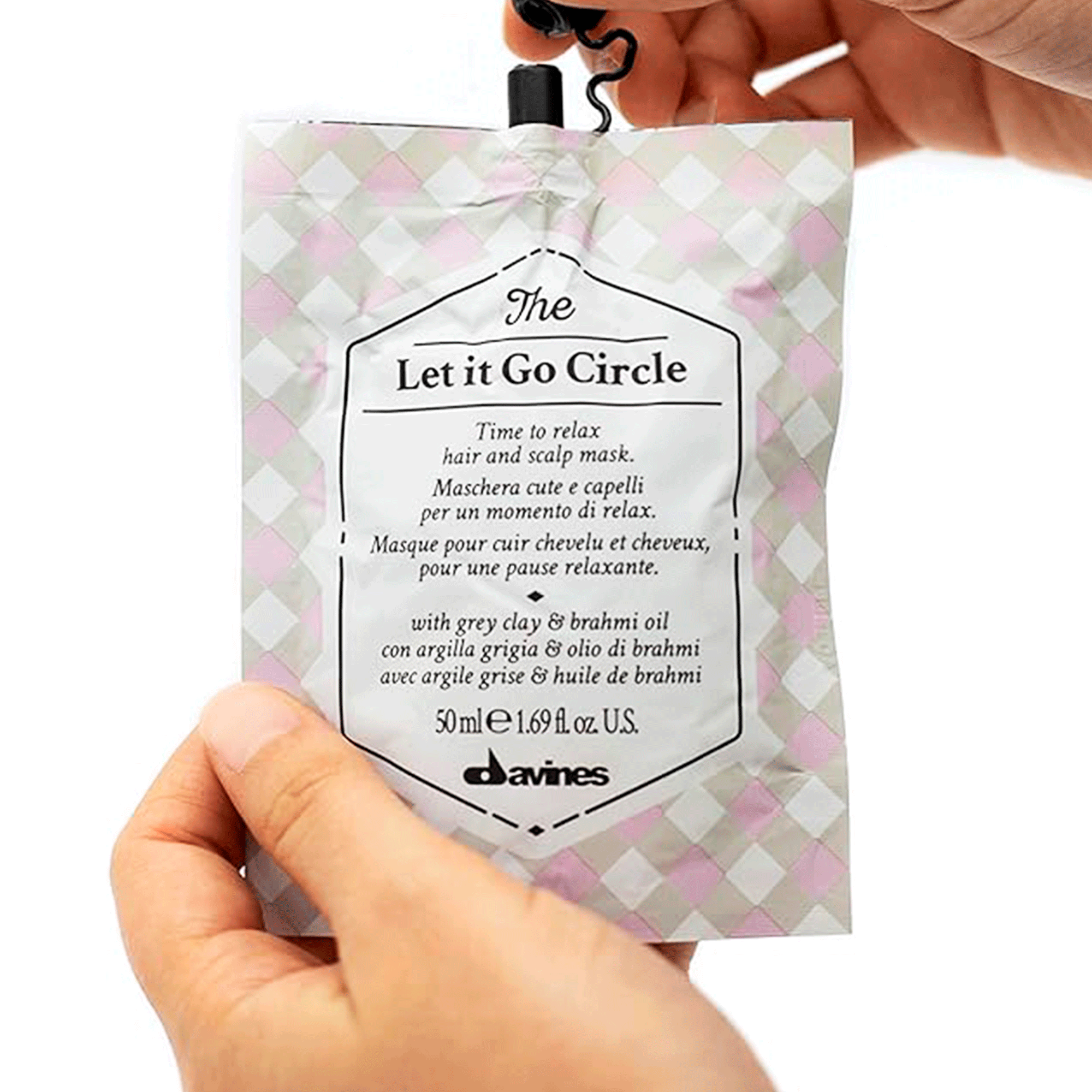 Маска для відновлення водного балансу Davines The Let It Go Circle