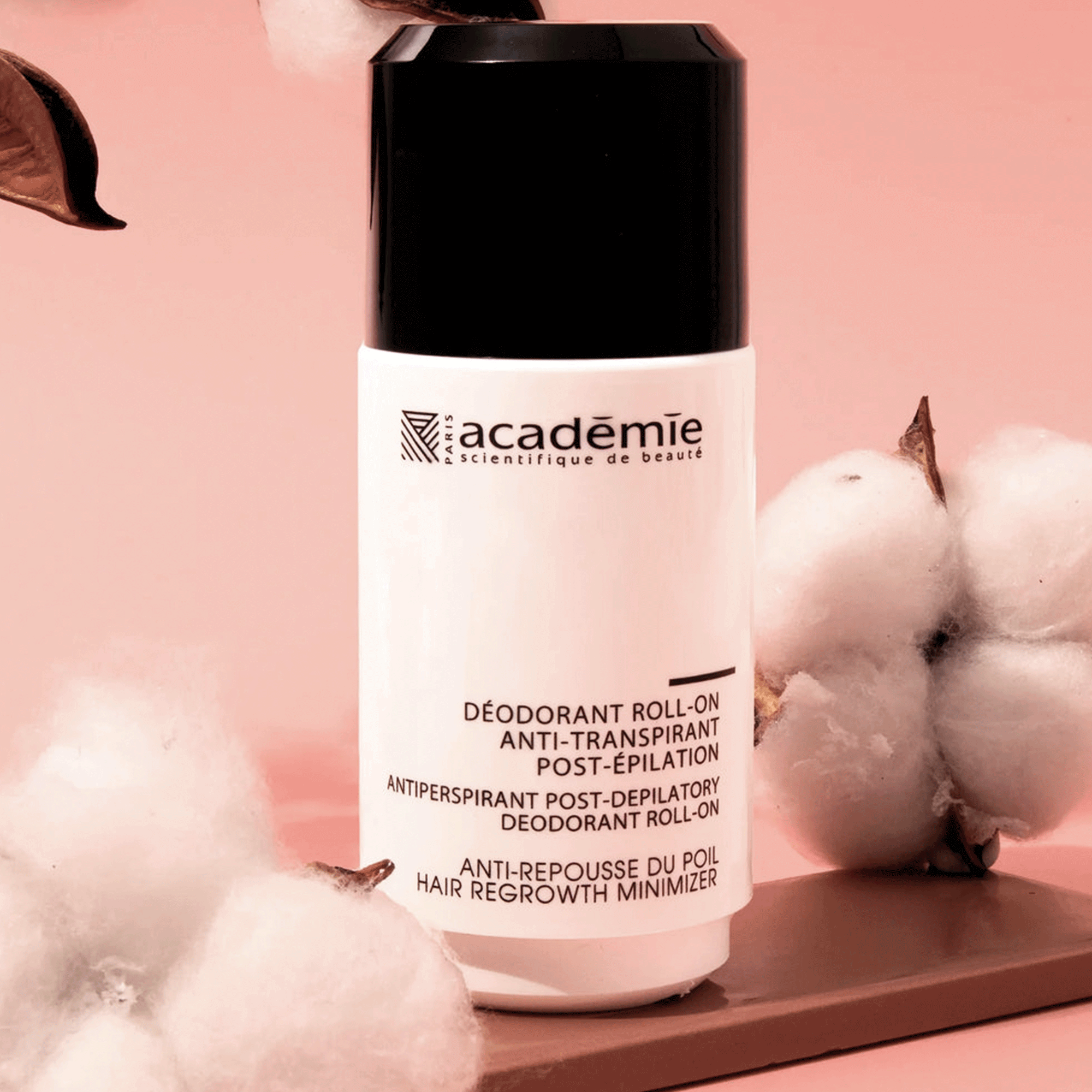 Дезодорант антиперспирант после эпиляции Academie Antiperspirant Post-Depilatory Deodorant Roll-On