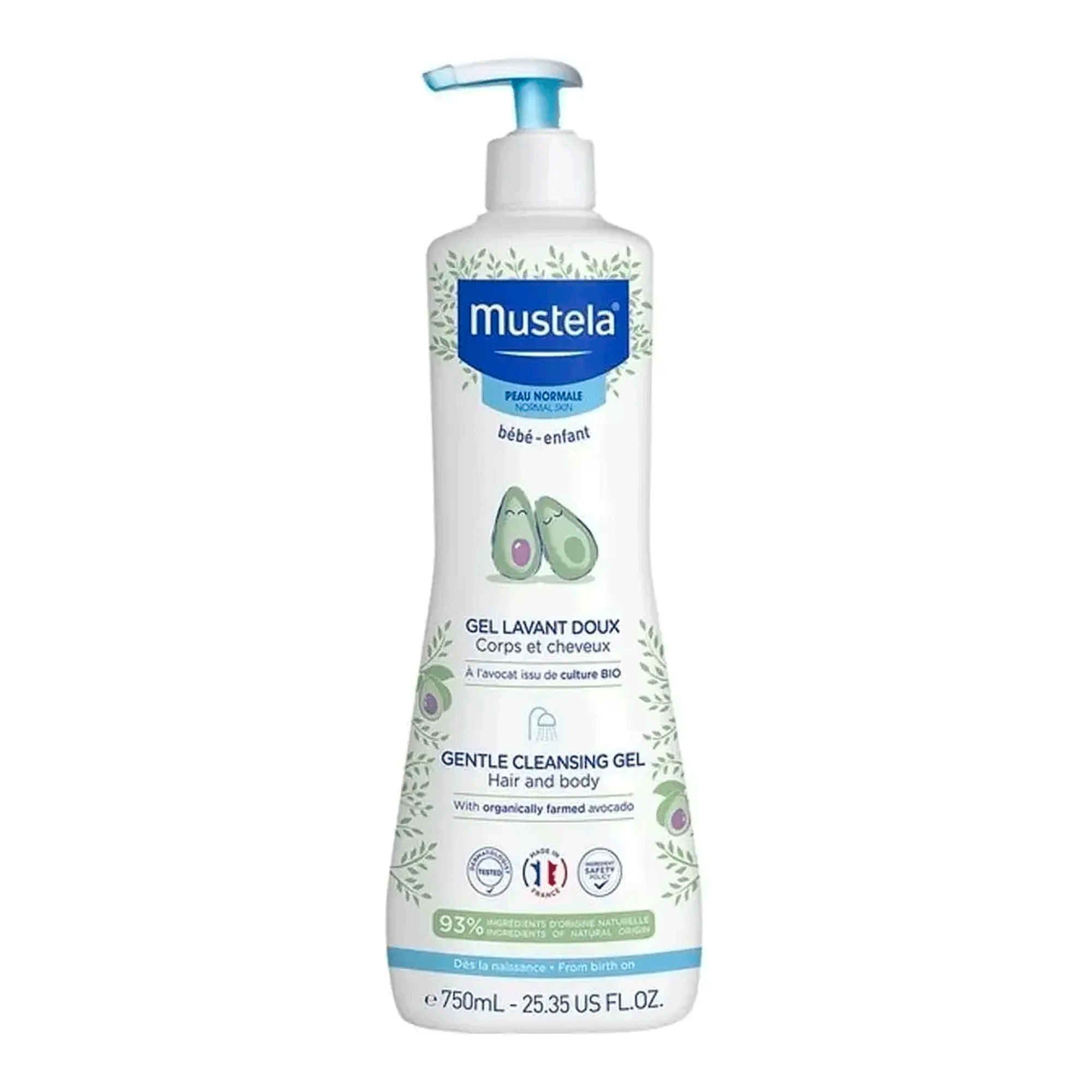 Очищающий гель для новорожденных Mustela Gentle Cleansing Gel