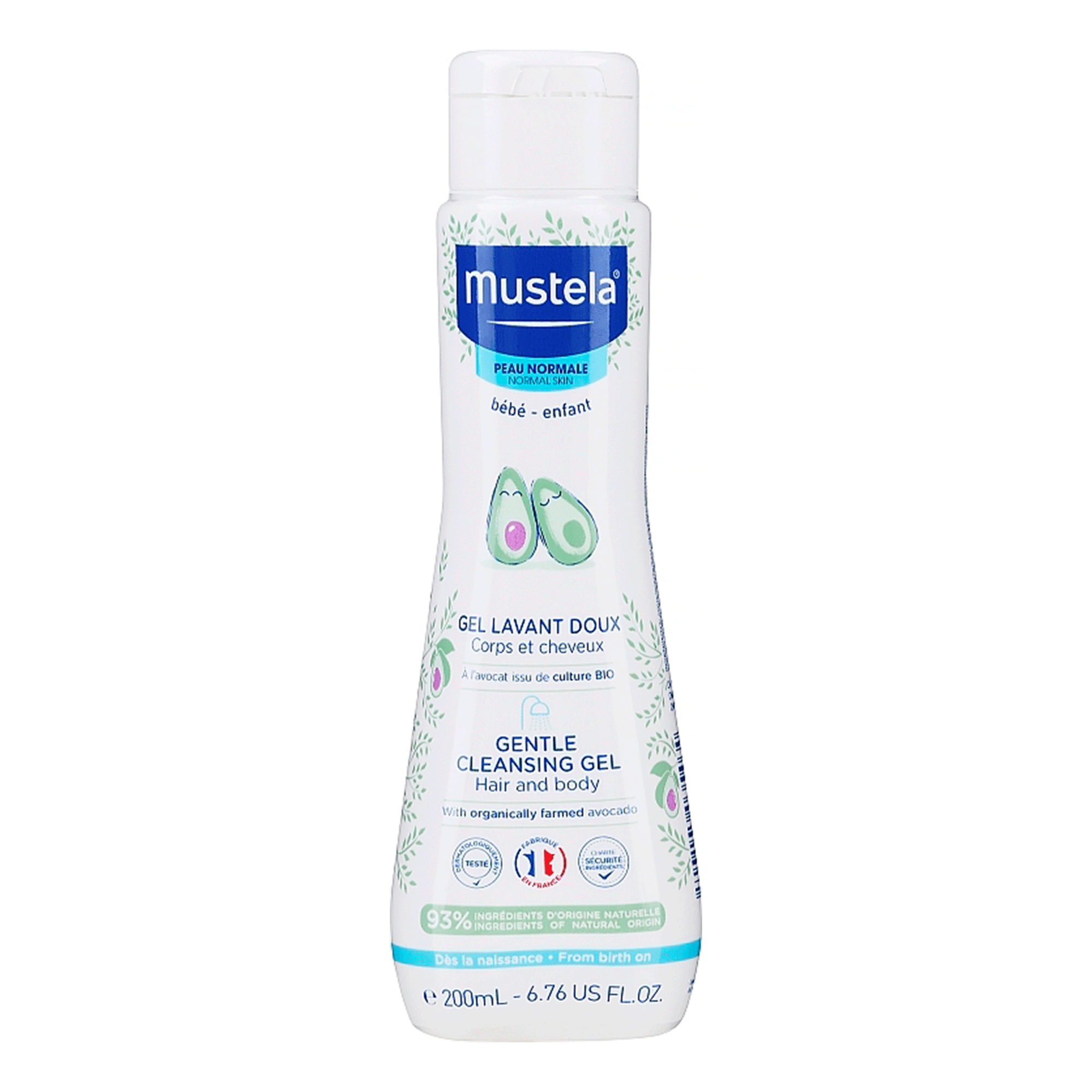 Mustela Очищающий гель для новорожденных