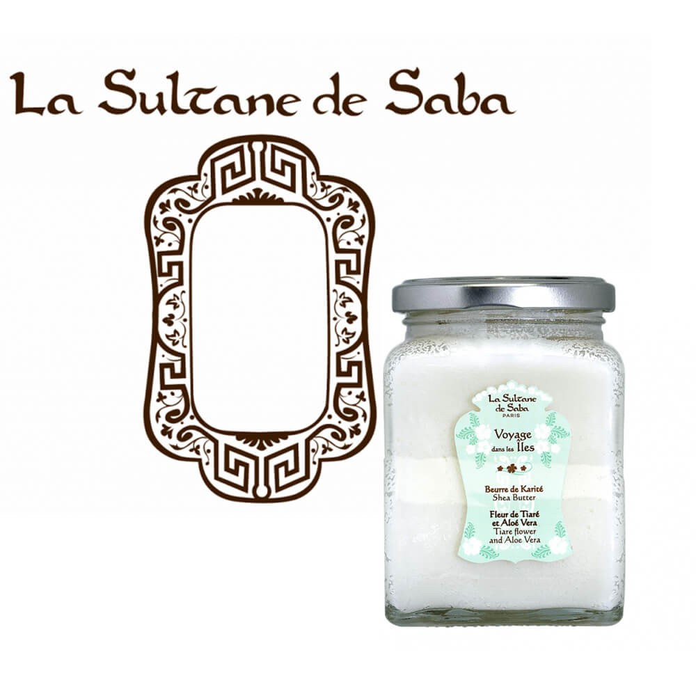 Олія горіха каріті Тіаре та Алое віра La Sultane De Saba Shea Butter Tahiti aloe vera