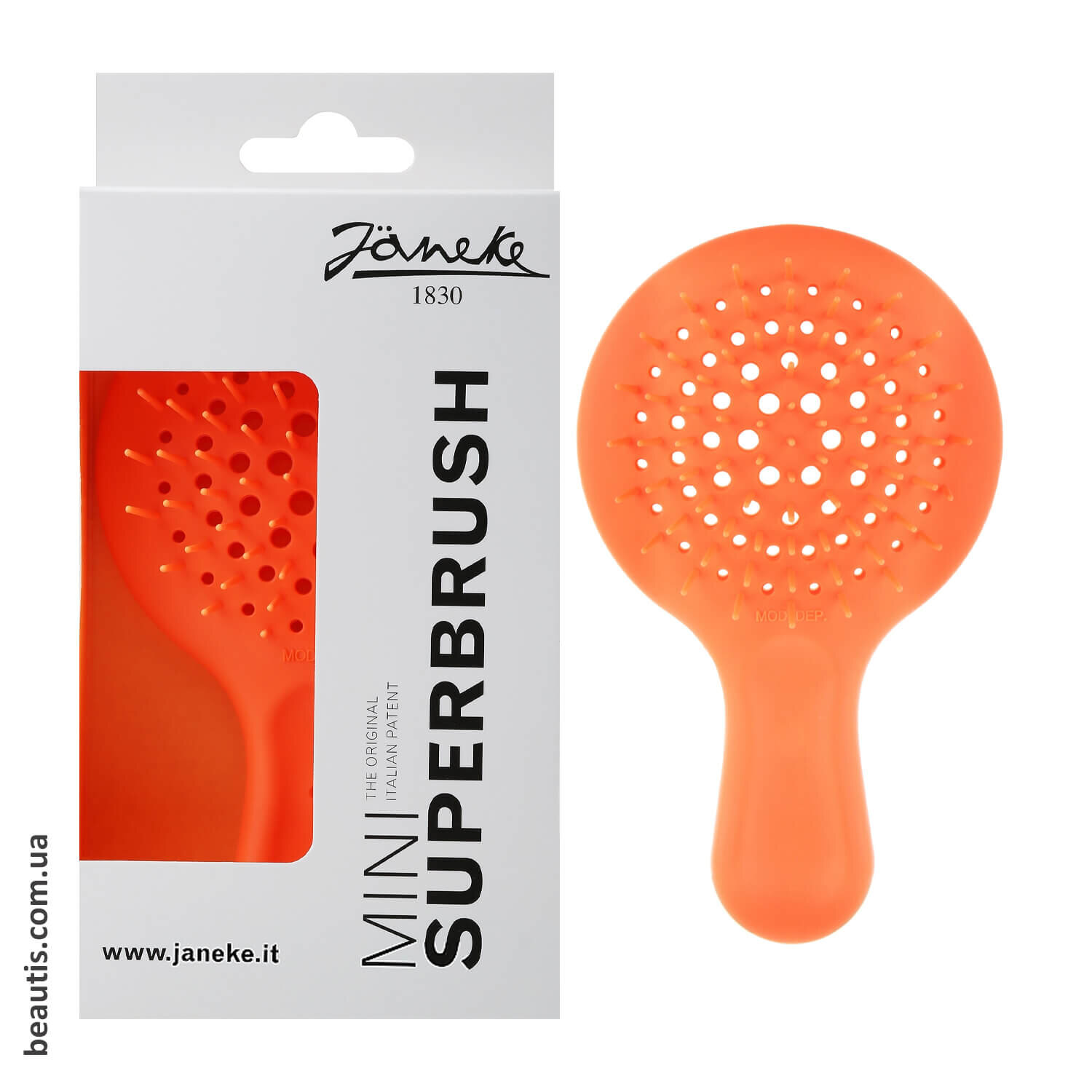 Мини расческа Janeke MINI Superbrush Orange