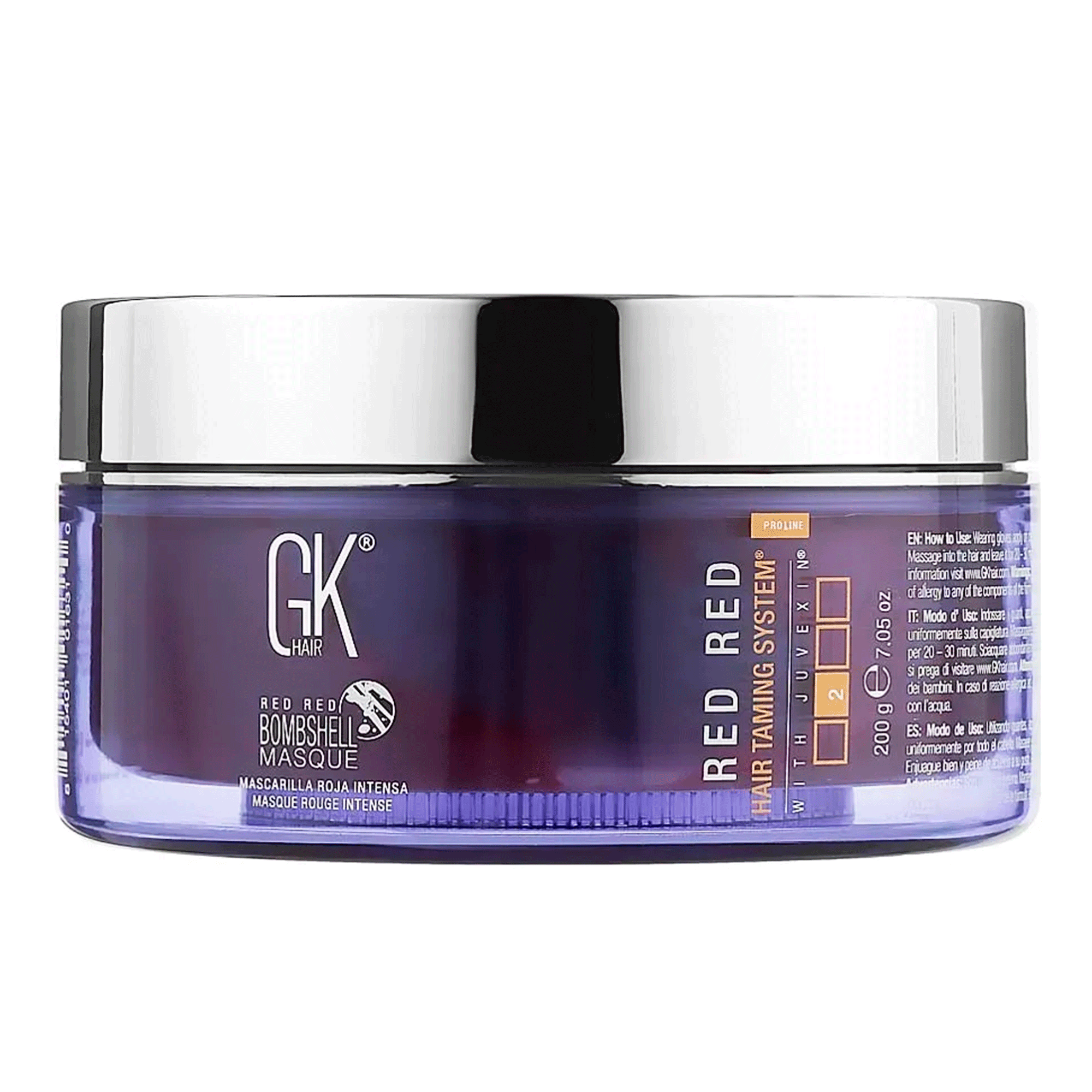 Маска для блондованого волосся Global Keratin Red Bombshell