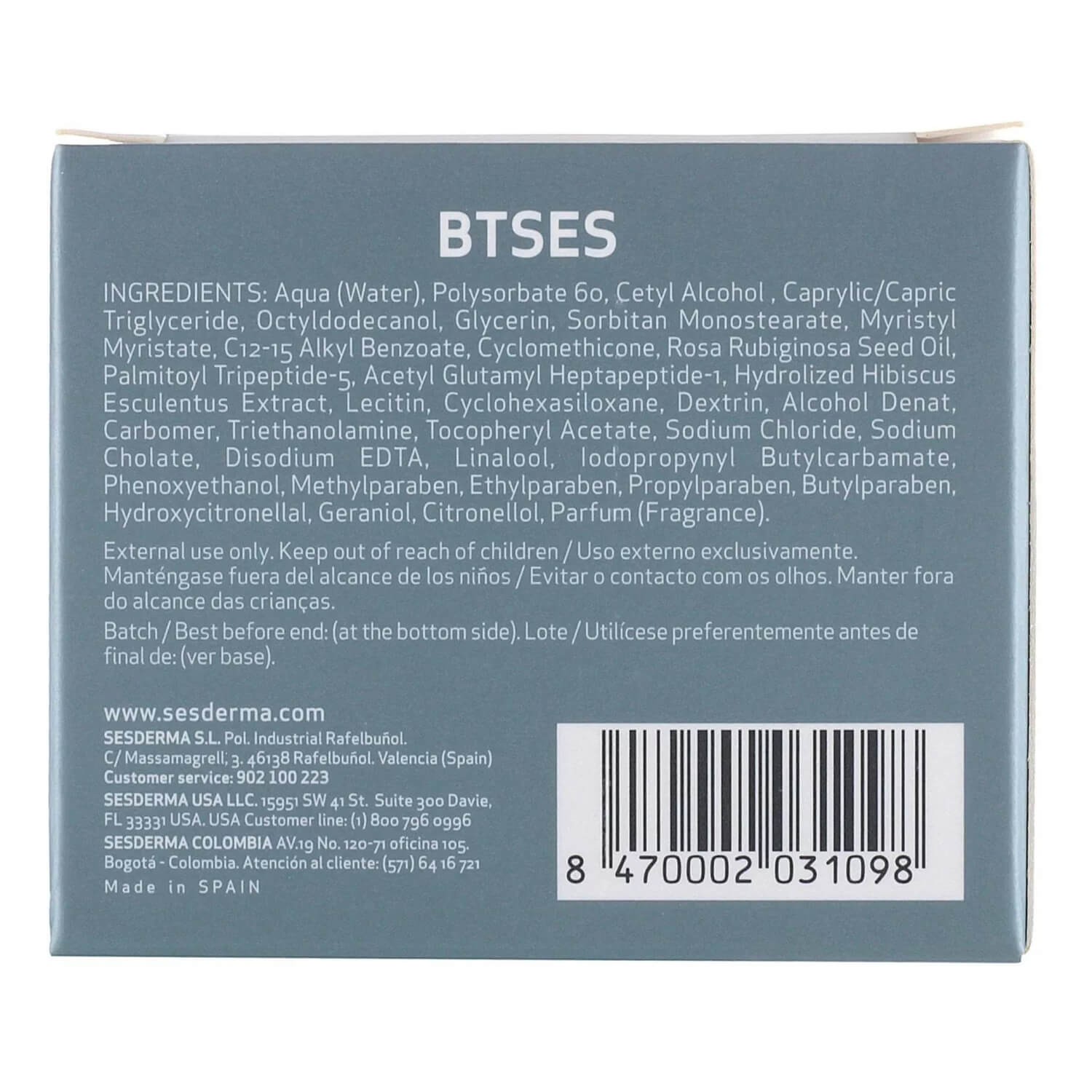 Sesderma Btses Antiwrinkle Moisturizing Cream Киев