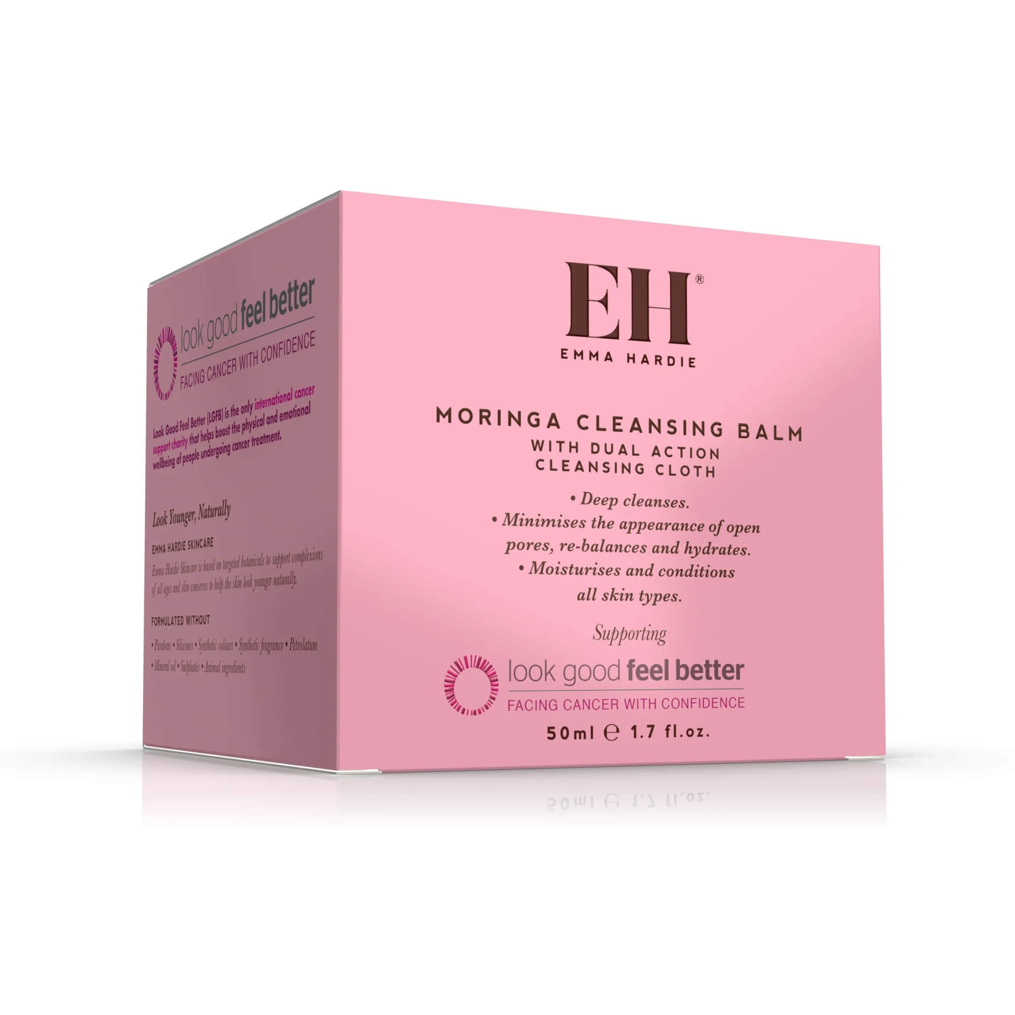 Очищаючий бальзам для обличчя з рушником Emma Hardie Moringa Balm with cloth 